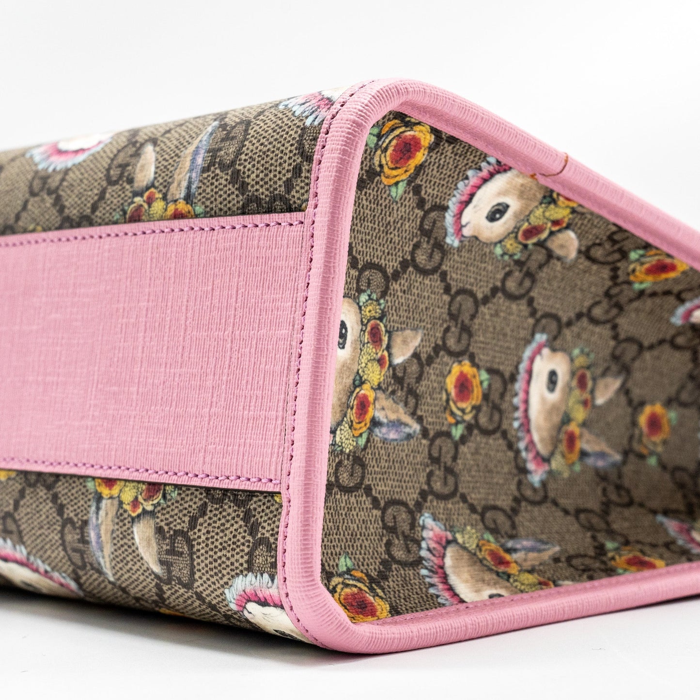 Gucci Children?s Yuko Higuchi Tote Bag GG Supreme Canvas/Leather Pink/Multicolour SHW