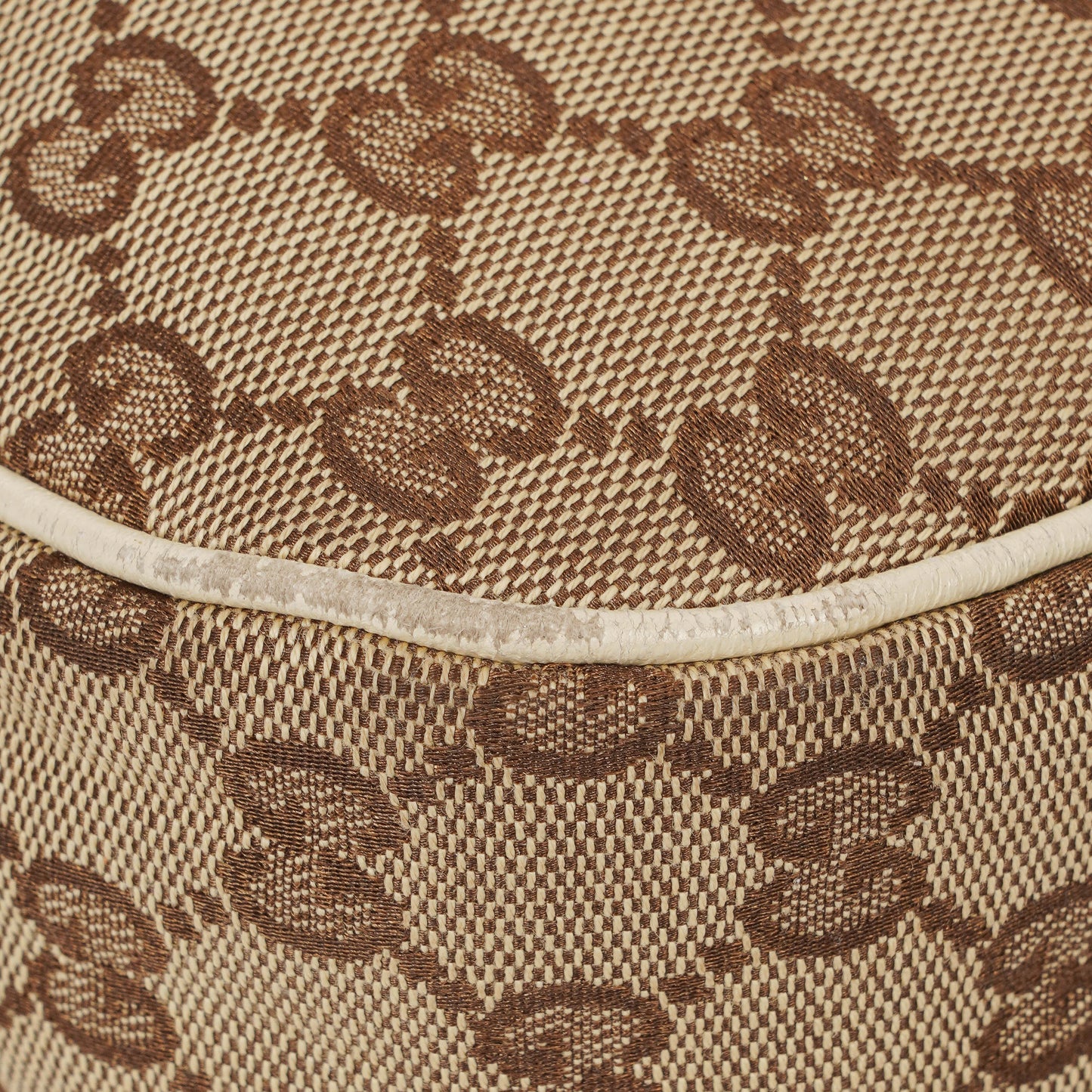 Gucci Charmy Beige GG Canvas Hobo Bag
