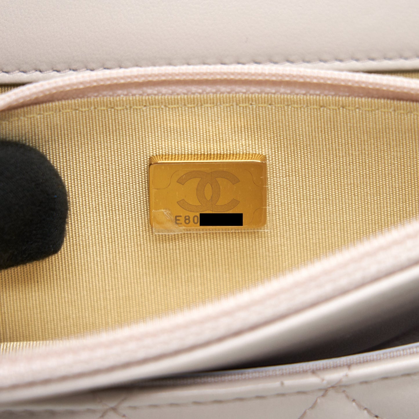 Chanel 21B Light Purple Pearl Crush Wallet on Chain