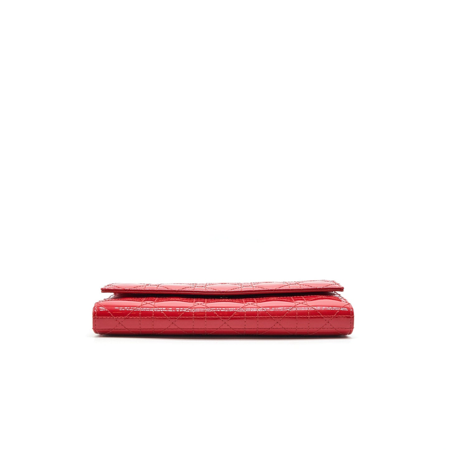 Dior Lady Dior Wallet on Chain Red
