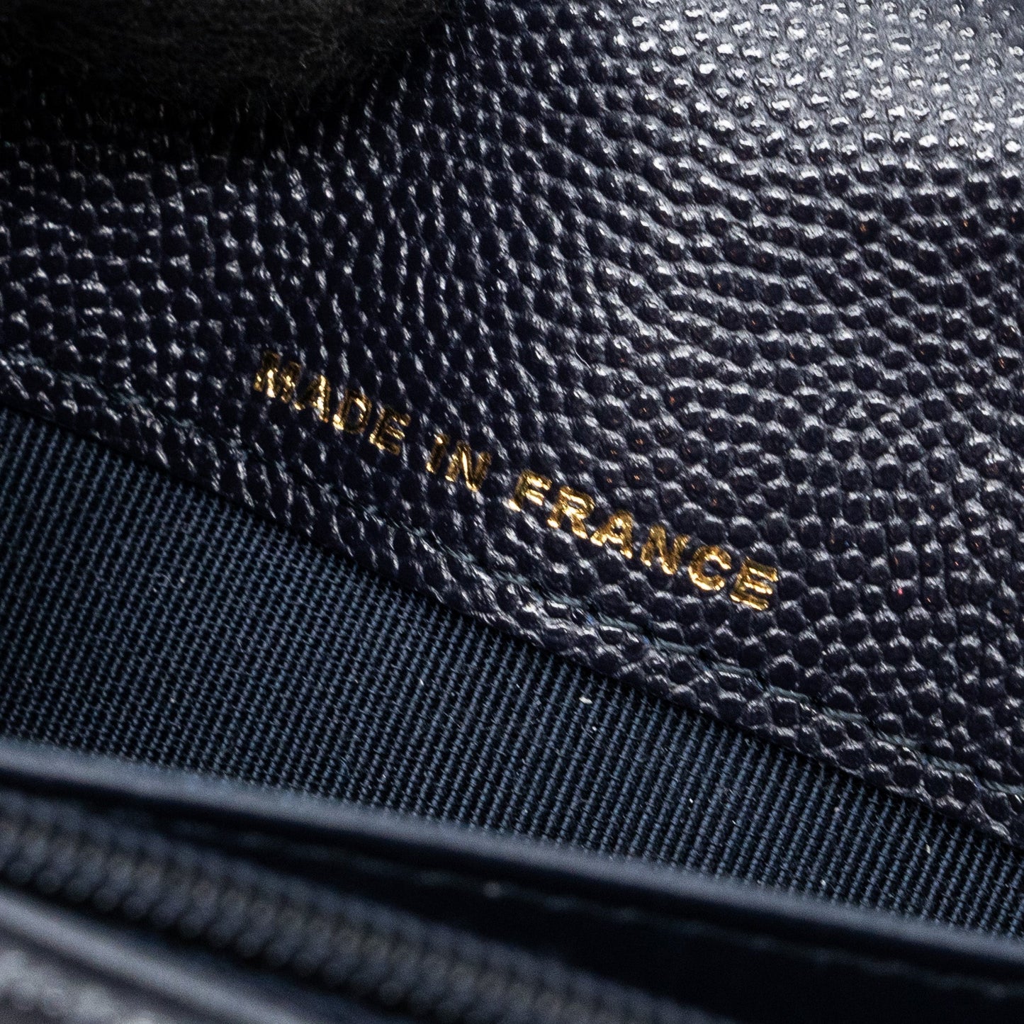 Chanel Classic Long Flap Wallet Caviar Navy L