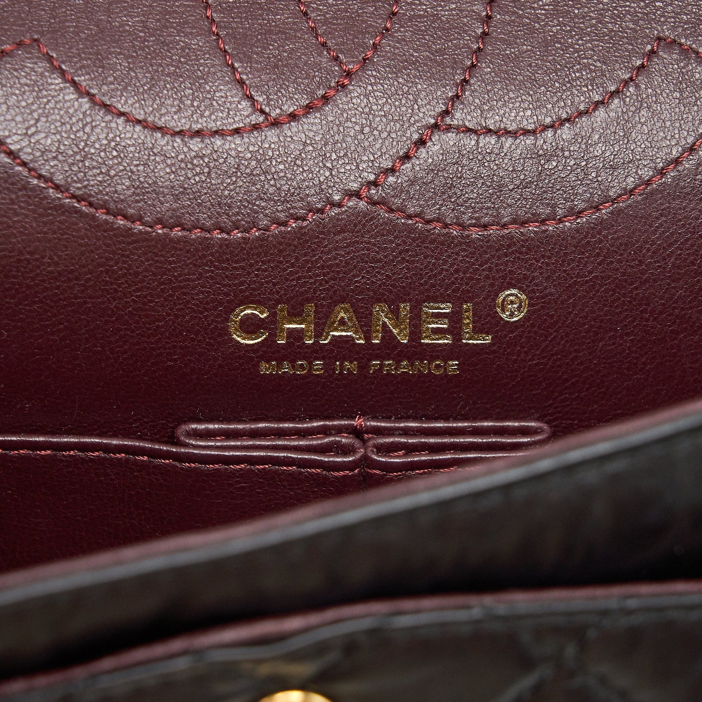 Chanel 2.55 225 Small reissue double flap bag aged Calfskin black