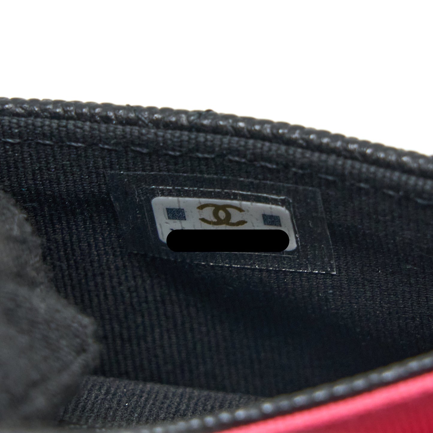 Chanel 23P Detail CC Logo Flap Card Holder Caviar Black L (Microchip)