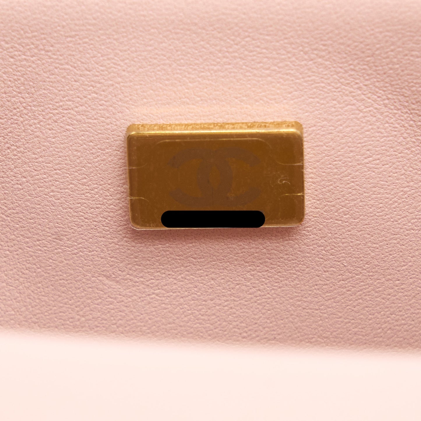 Chanel Mini Square Flap bag Lambskin Light Pink L (Microchip)