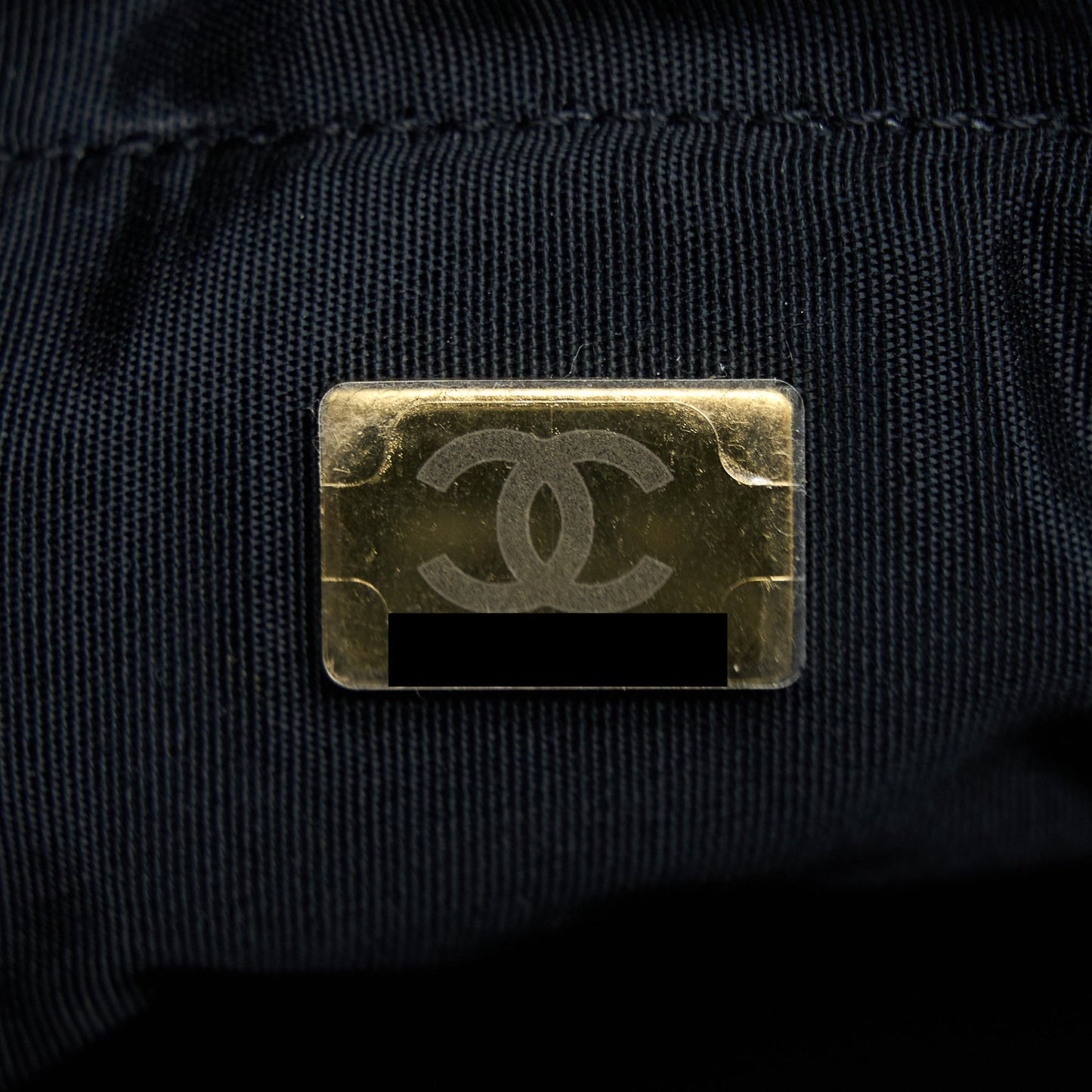 Chanel 22P Small Black Denim Bucket Bag (Microchip)
