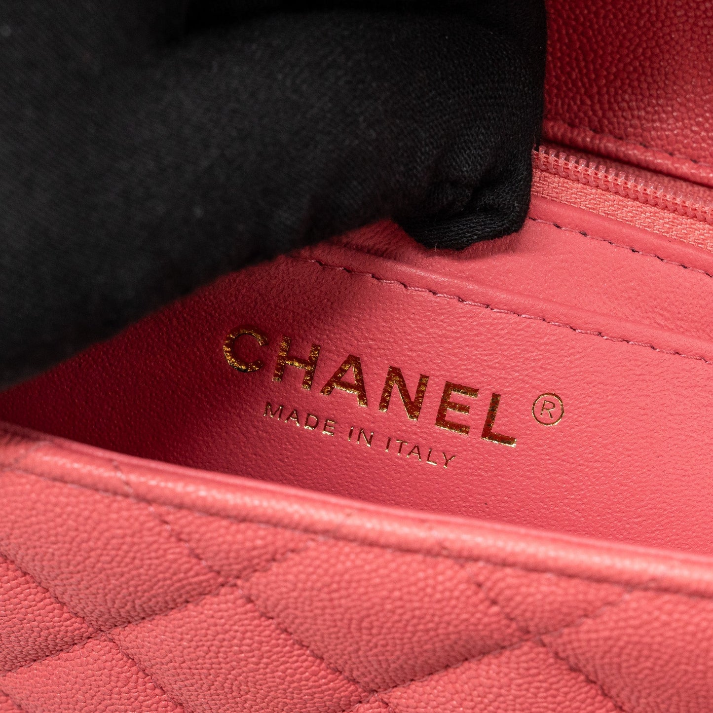 Chanel Top Handle Mini Rectangular Flap Bag Caviar Pink