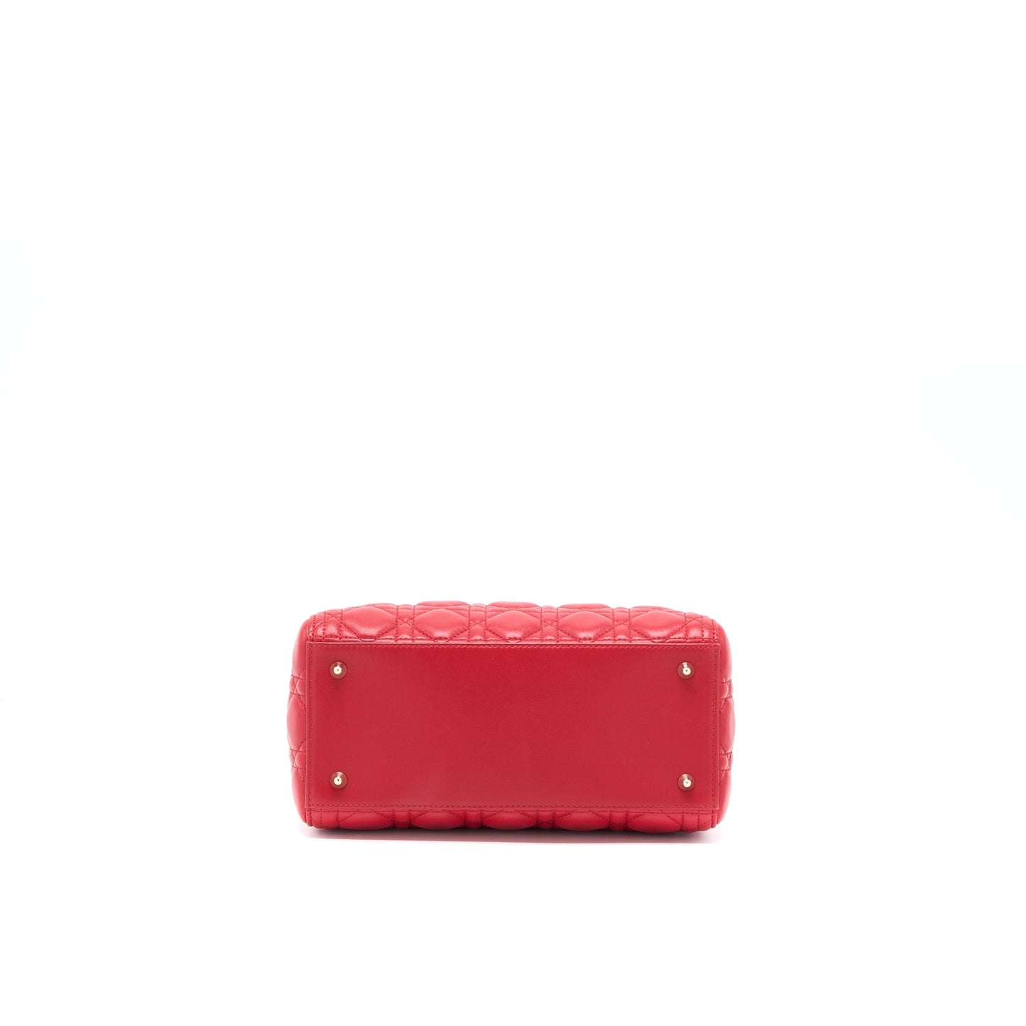 Dior Medium Lady Dior Lambskin Red