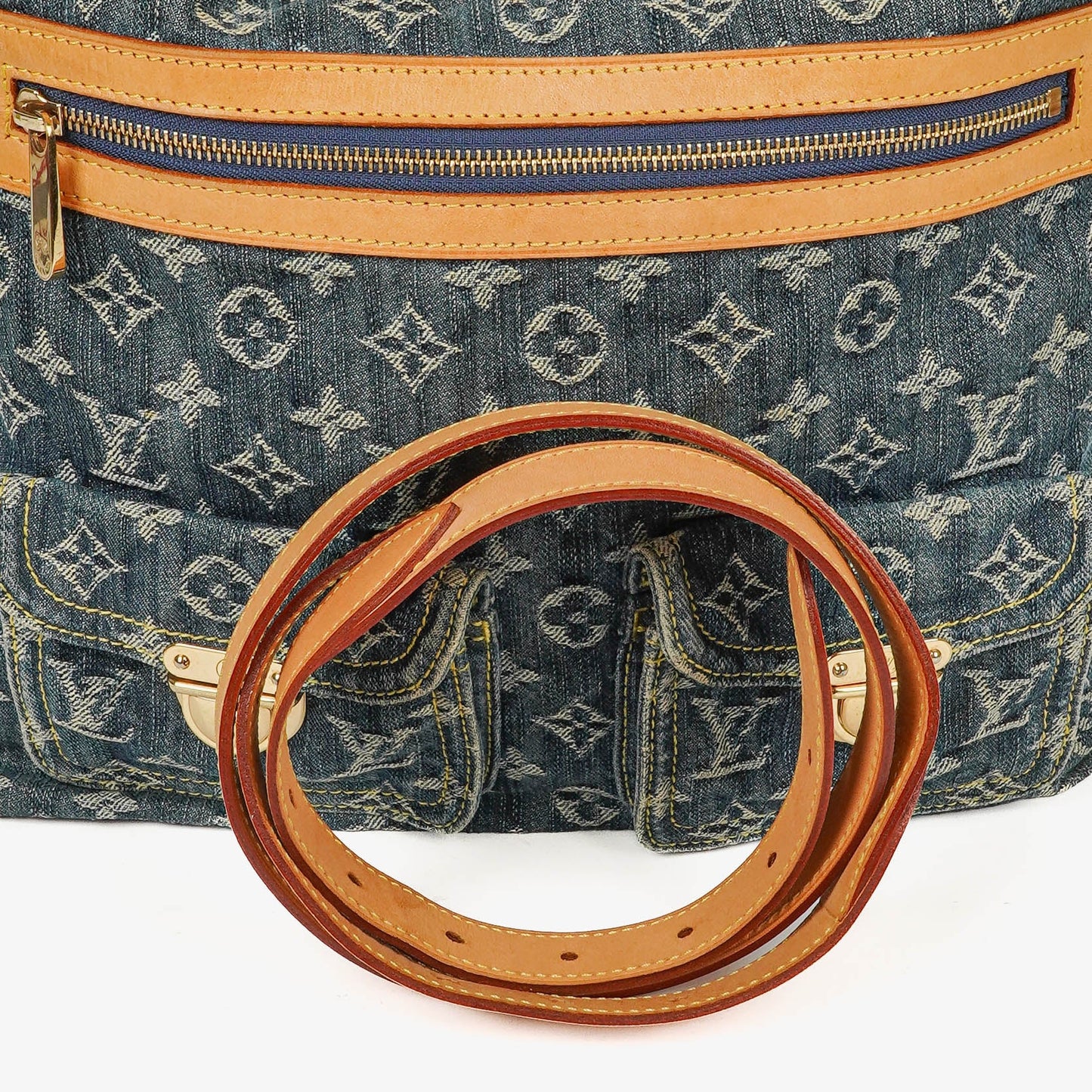 Louis Vuitton Baggy PM Monogram Denim Shoulder Bag