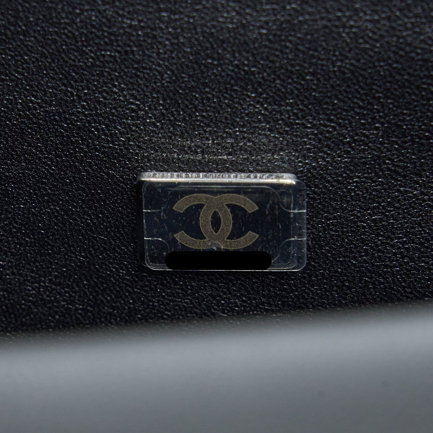 Chanel Small Boy Bag Caviar Black Ruthenium (Microchip)