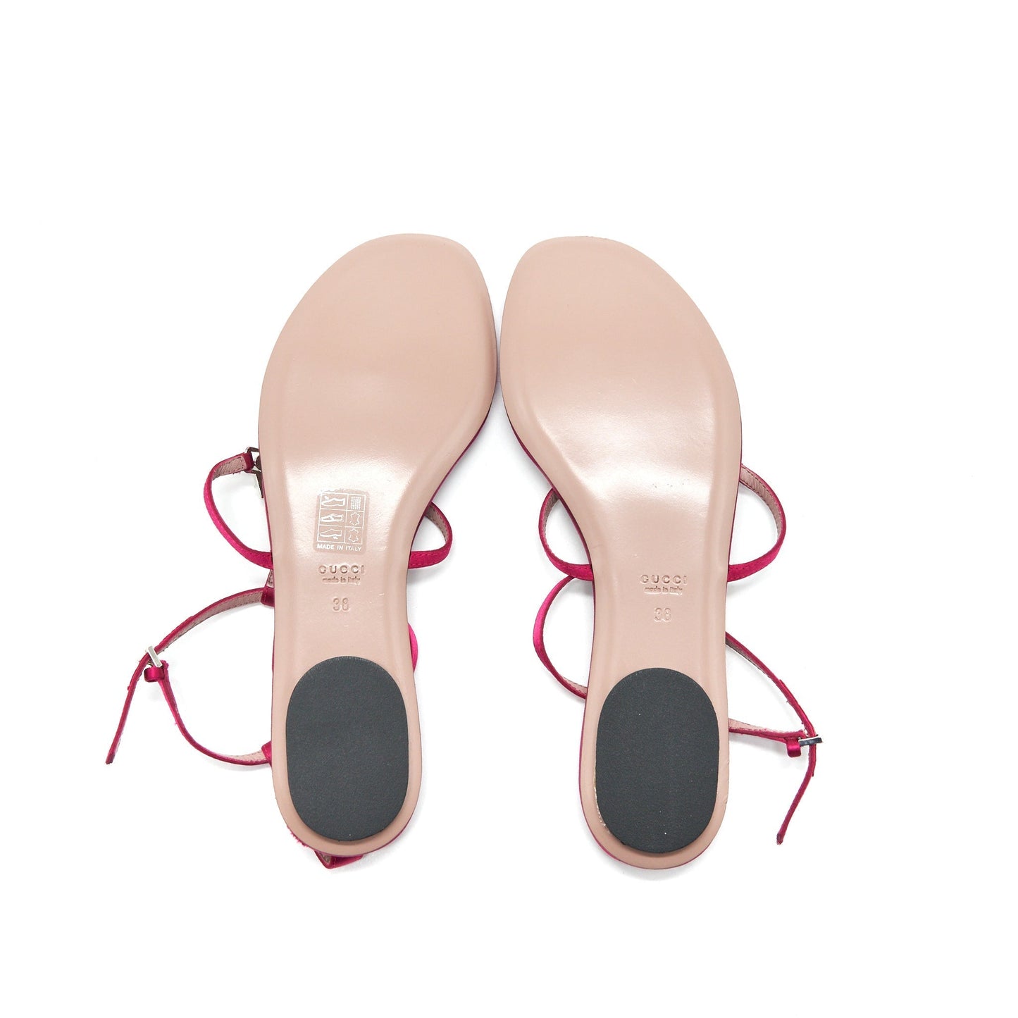 Gucci GG Crystal Logo Sandal Size 38