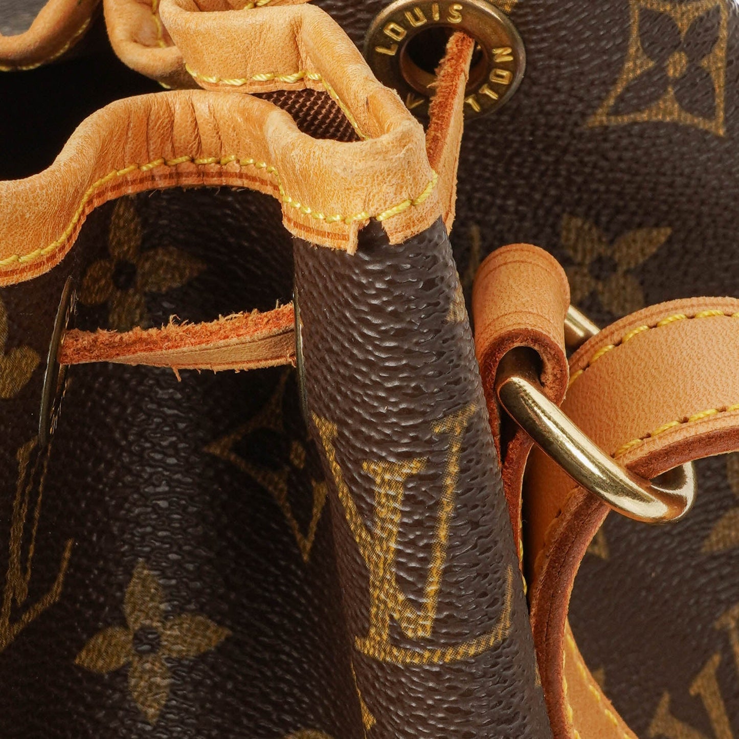 Louis Vuitton Petit Noe Monogram Canvas Shoulder Bag