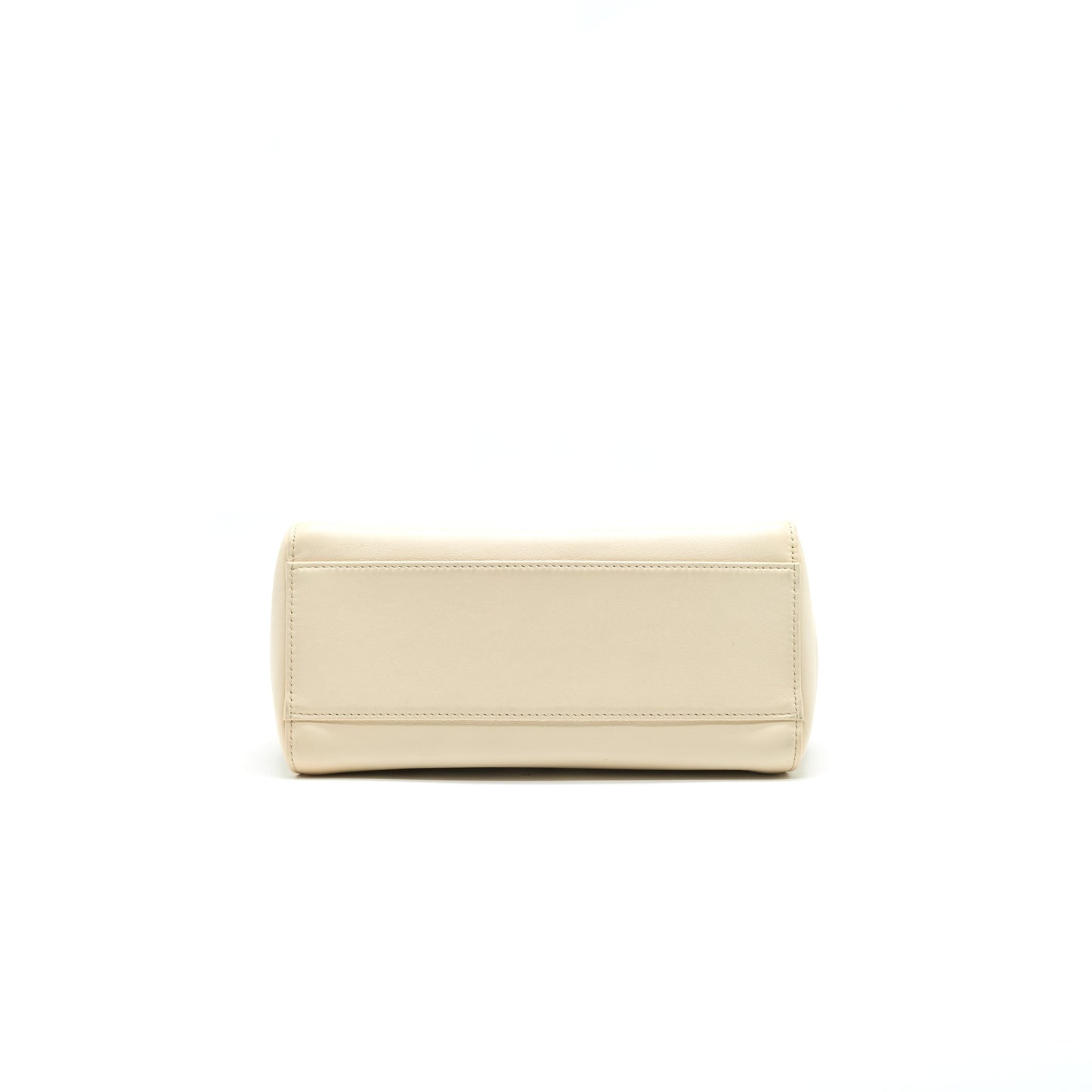 FENDI PEEKABOO HANDLE Purse LAMBSKIN CAMELIA/BLACK