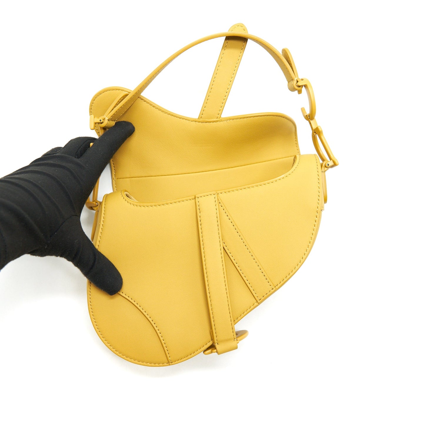 Christian Dior Ultra-Matte Mini Saddle Purse Calfskin