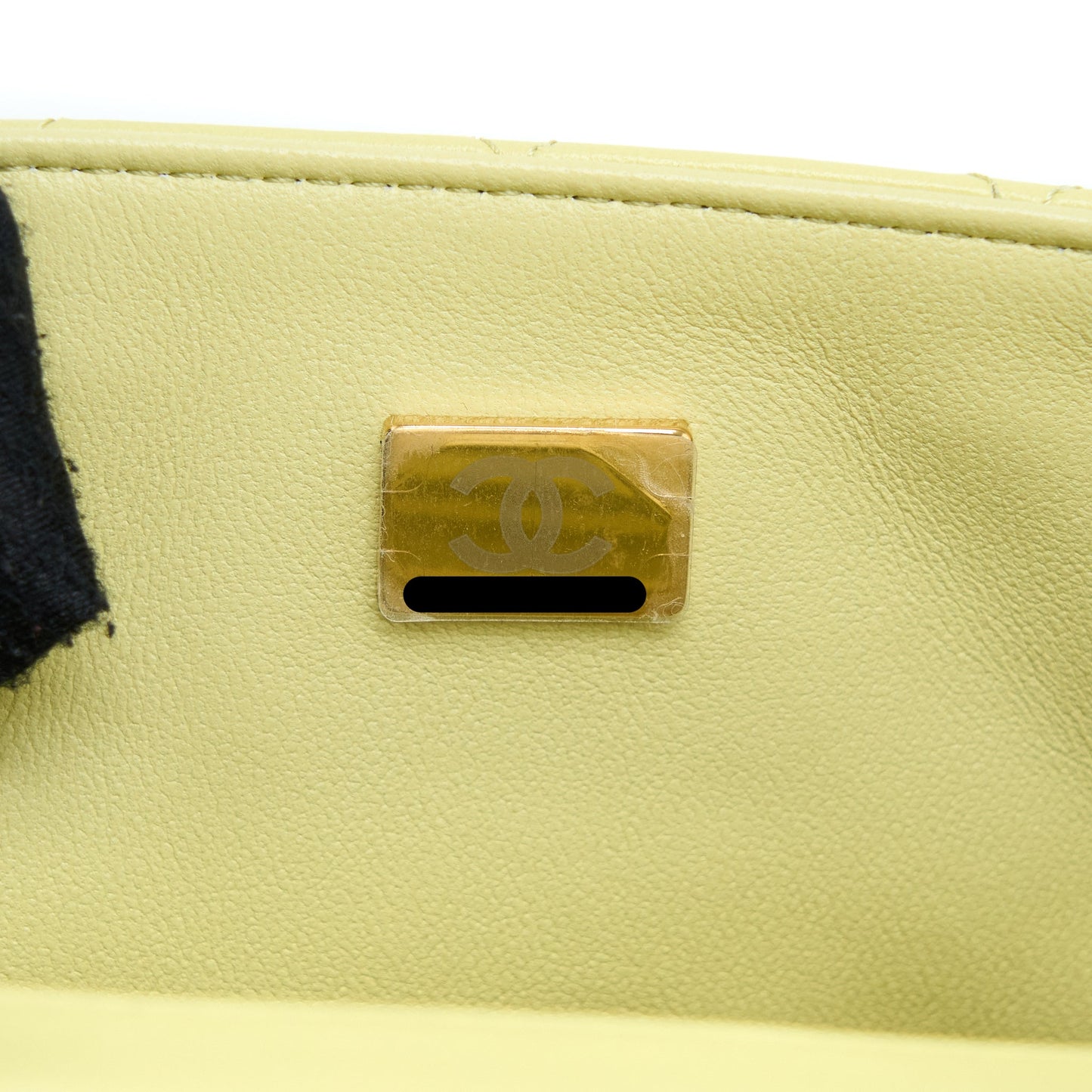 Chanel 23C Mini Square Flap Bag Lambskin Light Green L (Microchip)