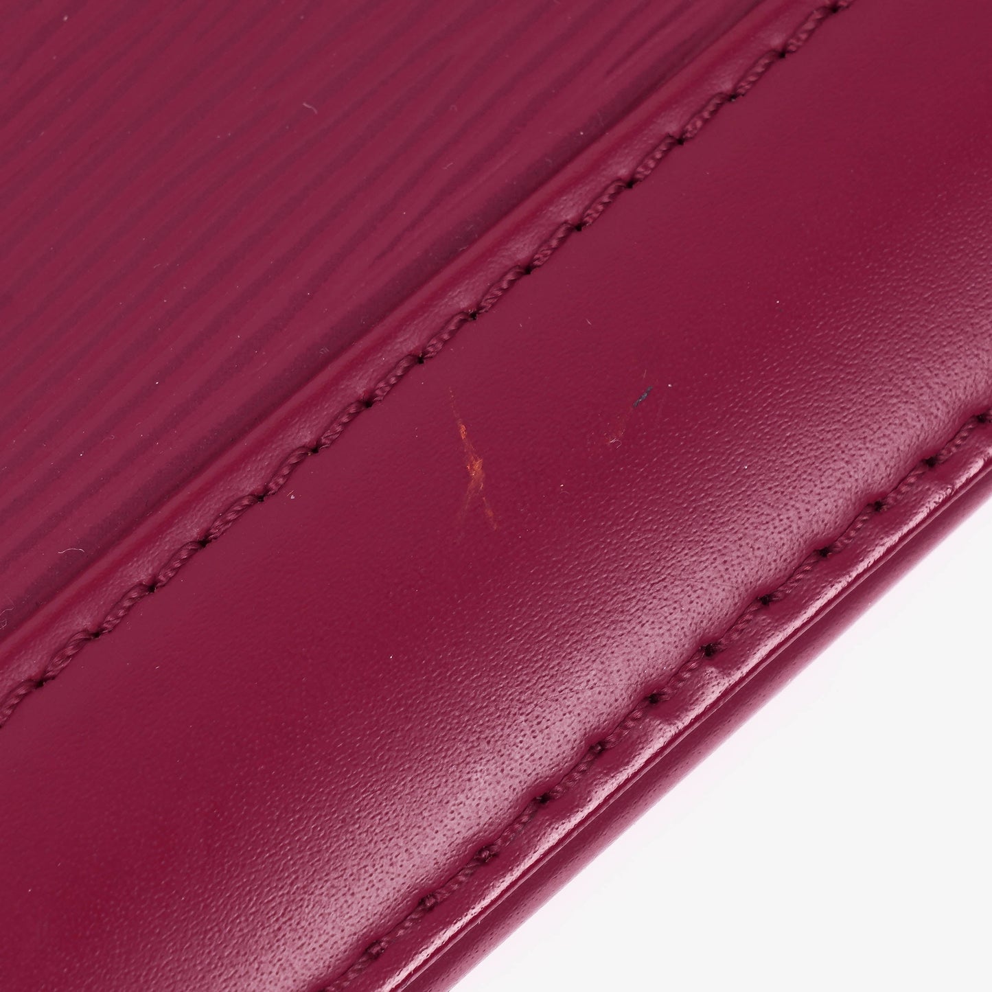 Louis Vuitton Alma BB EPI Fuchsia Leather Handbag