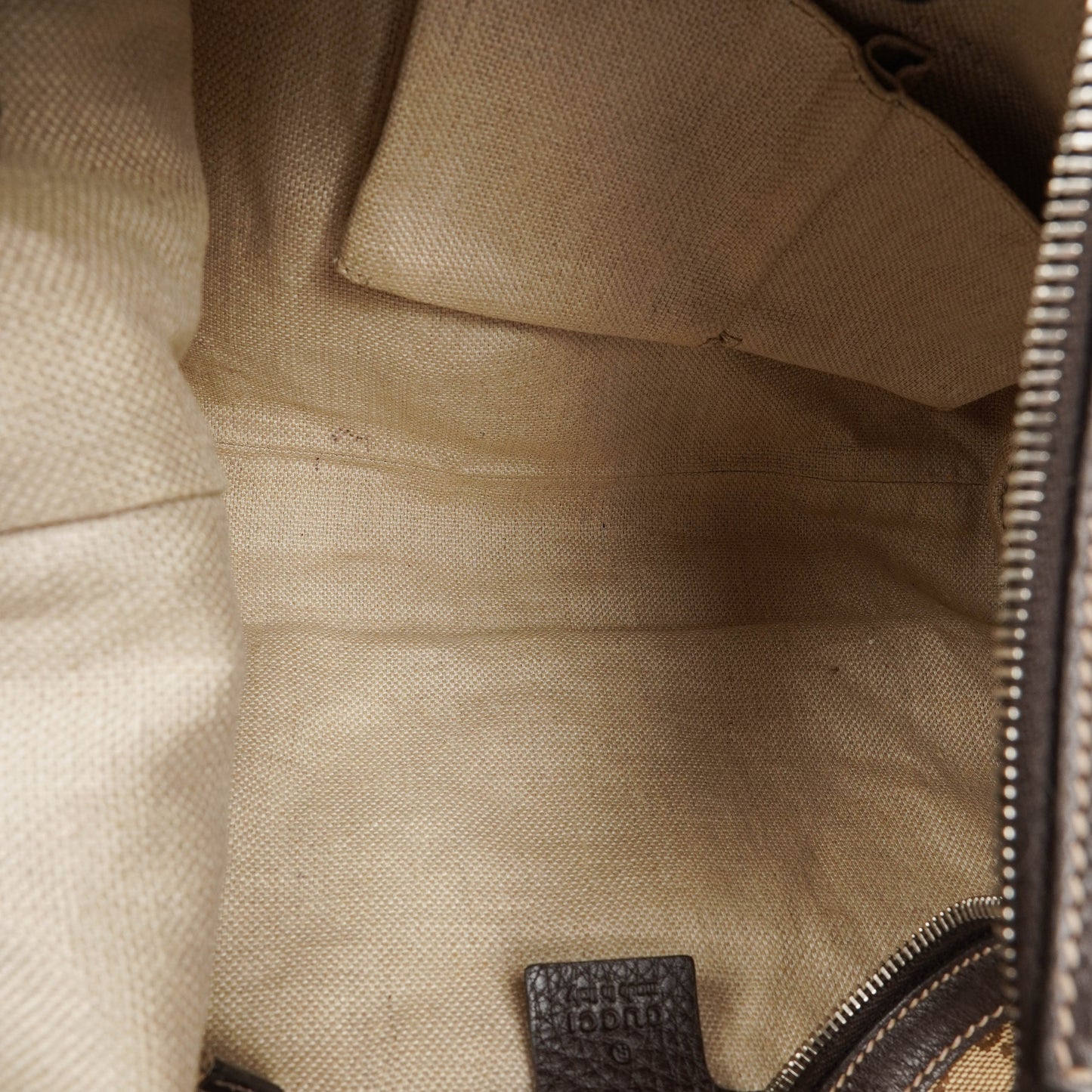 Gucci Monogram Canvas Icon Bit Hobo Bag