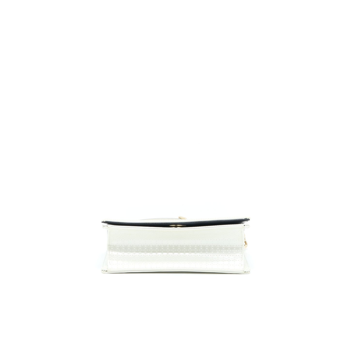 Dior Small Diorma Metallic White