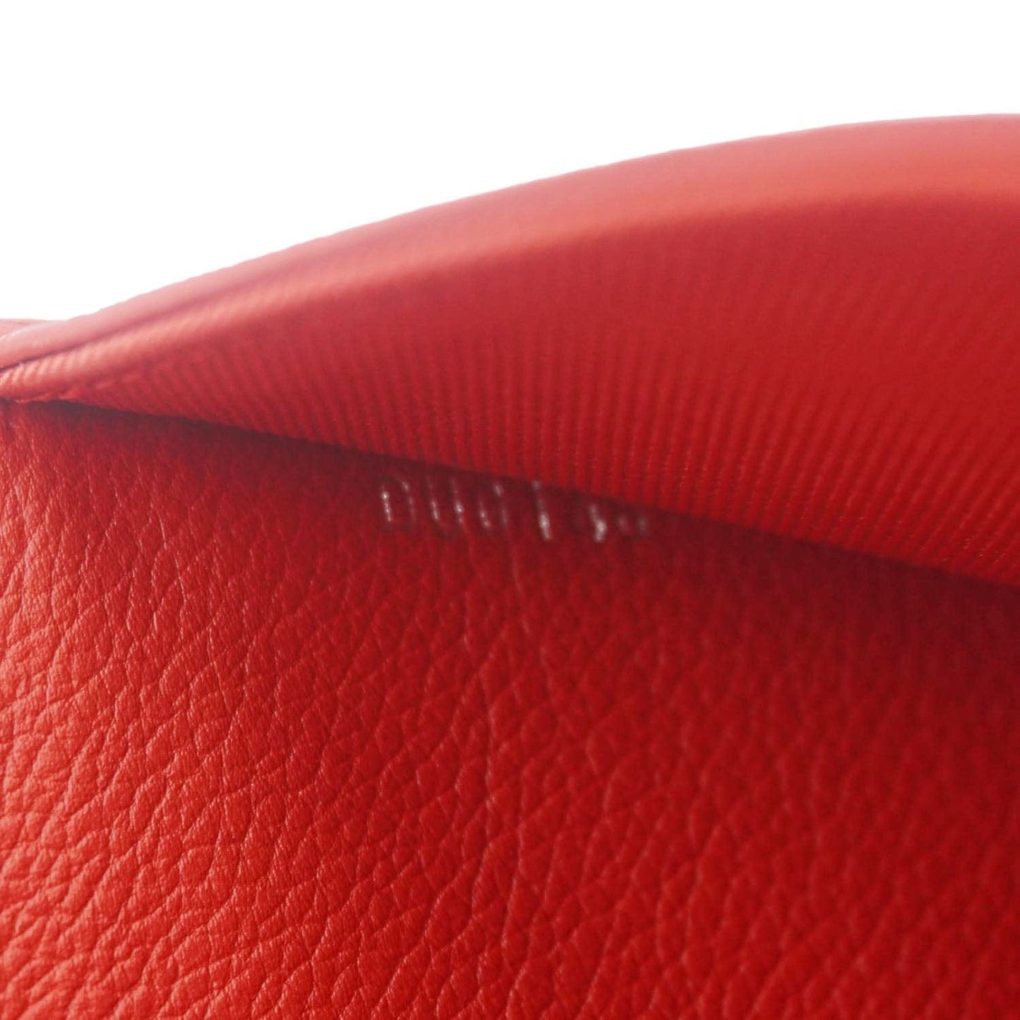LOUIS VUITTON Lockme II BB Pebbled Leather Crossbody Bag Rubis