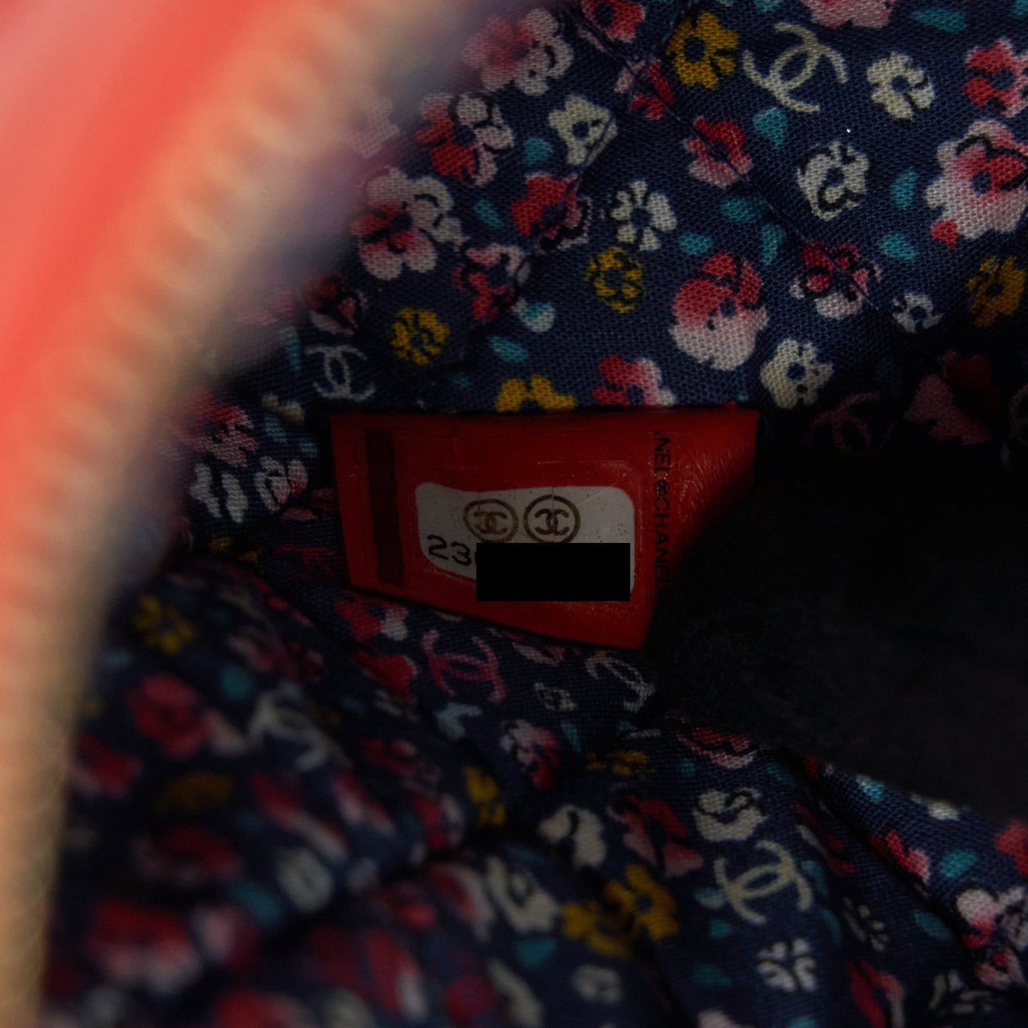 Chanel Habana O Case Pouch Lambskin Red