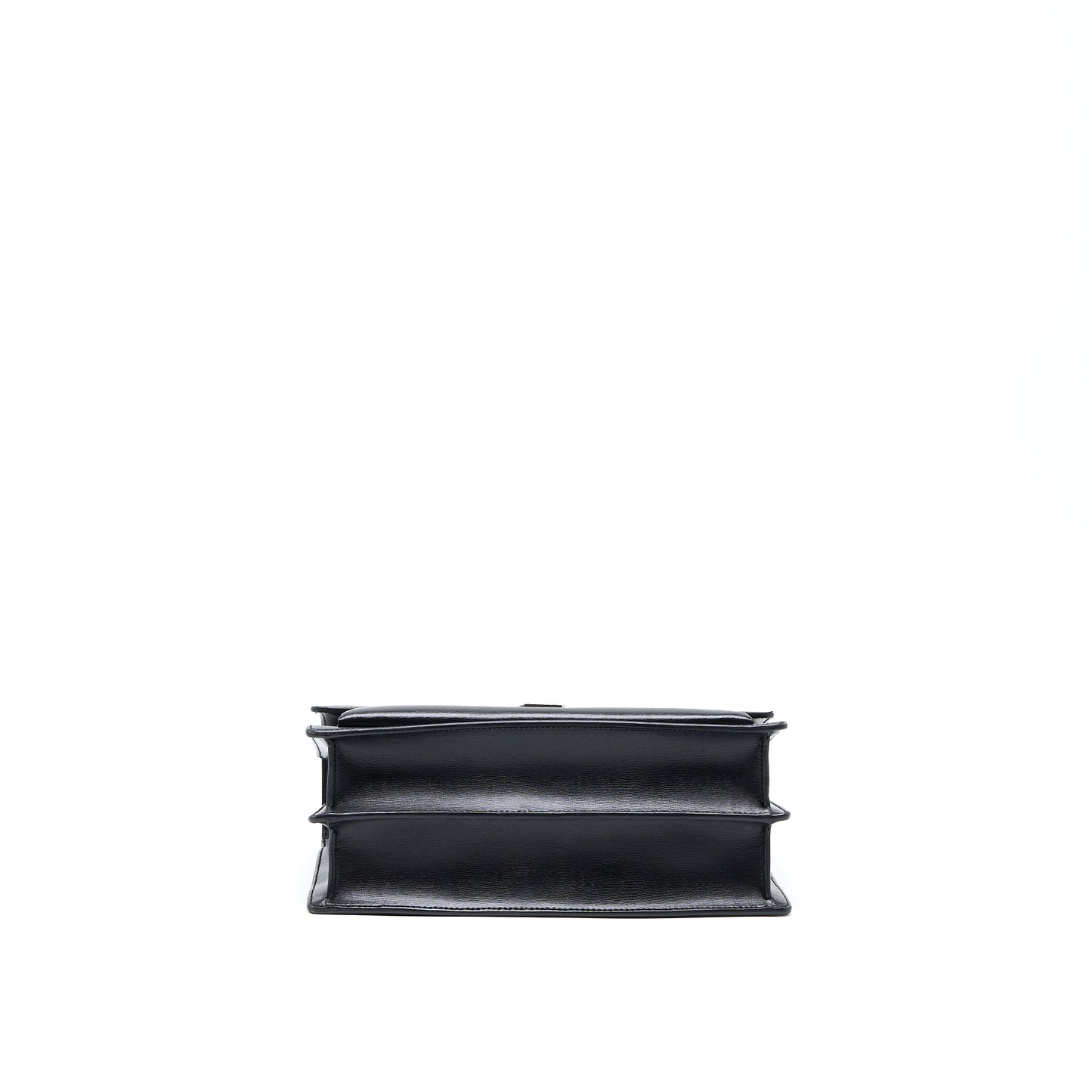 Saint Laurent/ Sunset Large Chain Purse Calfskin Black