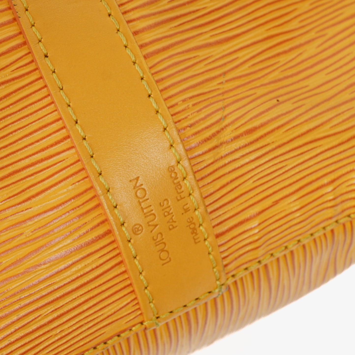 Louis Vuitton Petit Noe Yellow EPI Leather Shoulder Bag
