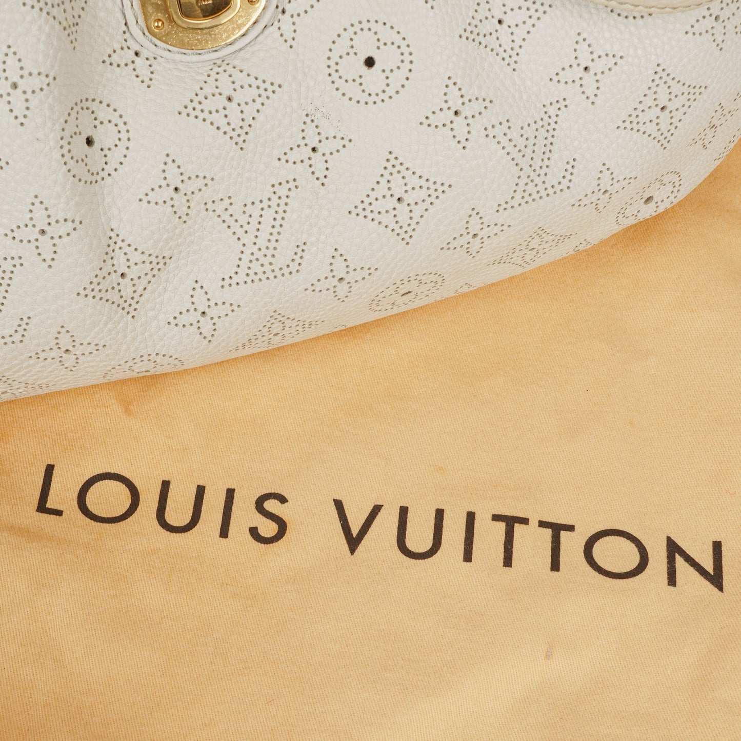 Louis Vuitton Mahina XS Leather White Monogram Shoulder Bag