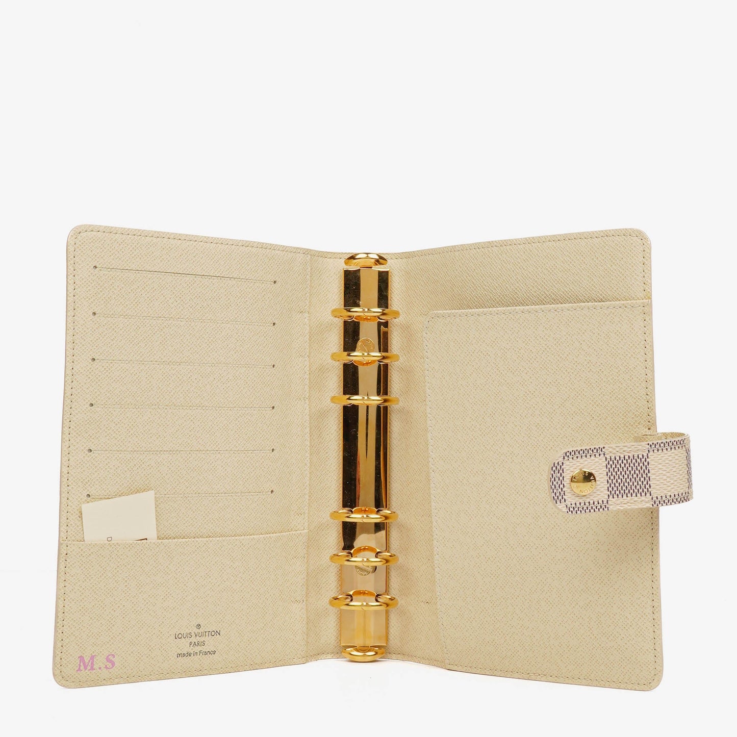 Louis Vuitton Damier Azur Ring Agenda Cover