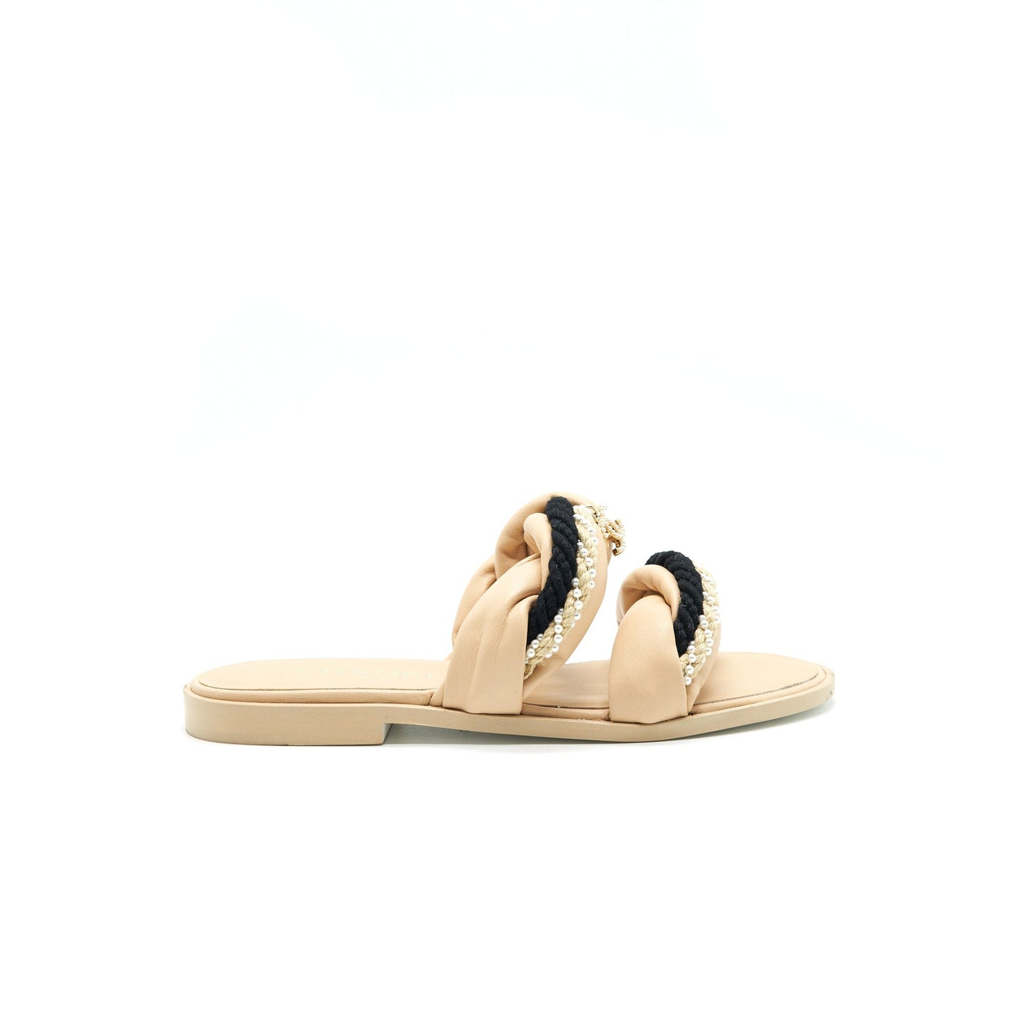 Chanel 19S Mule Beige/ Black Size37C Handbag