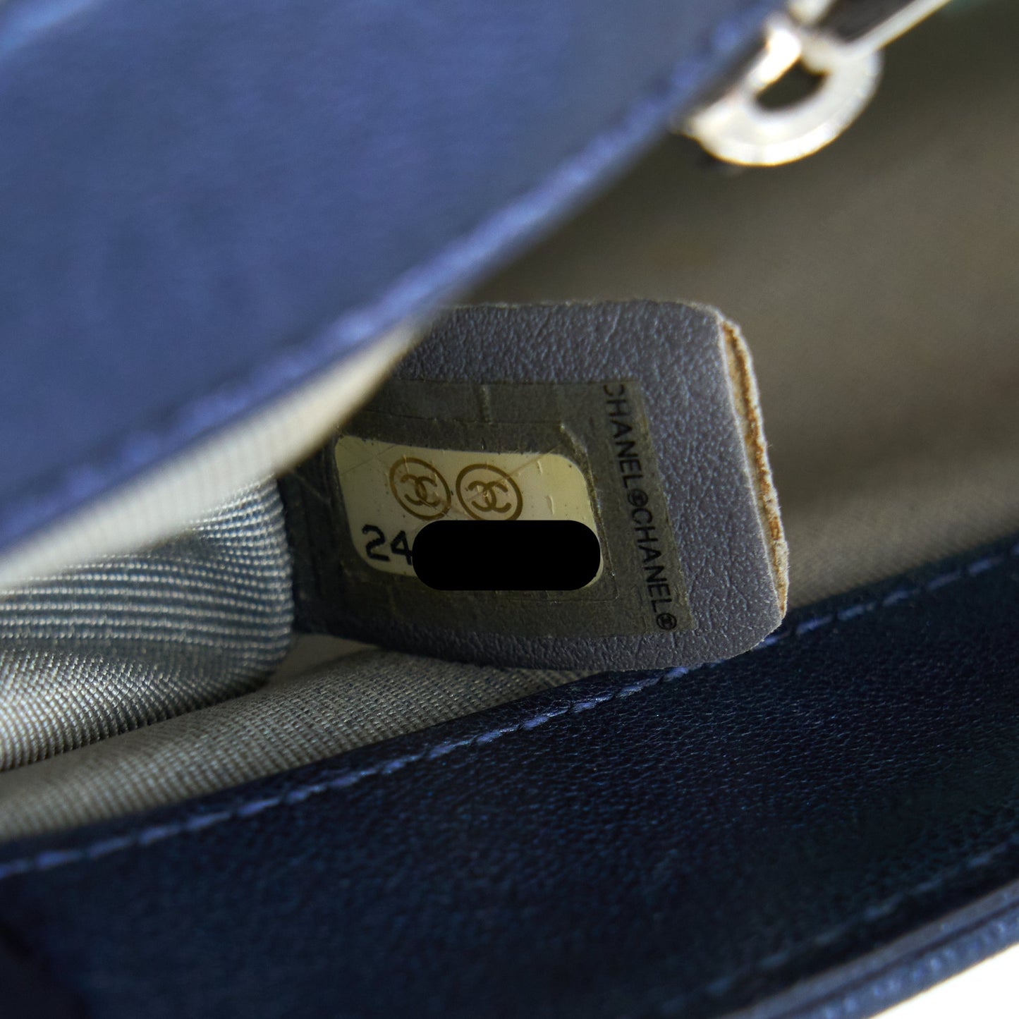 Chanel Mademoiselle Flap Bag Lambskin Navy
