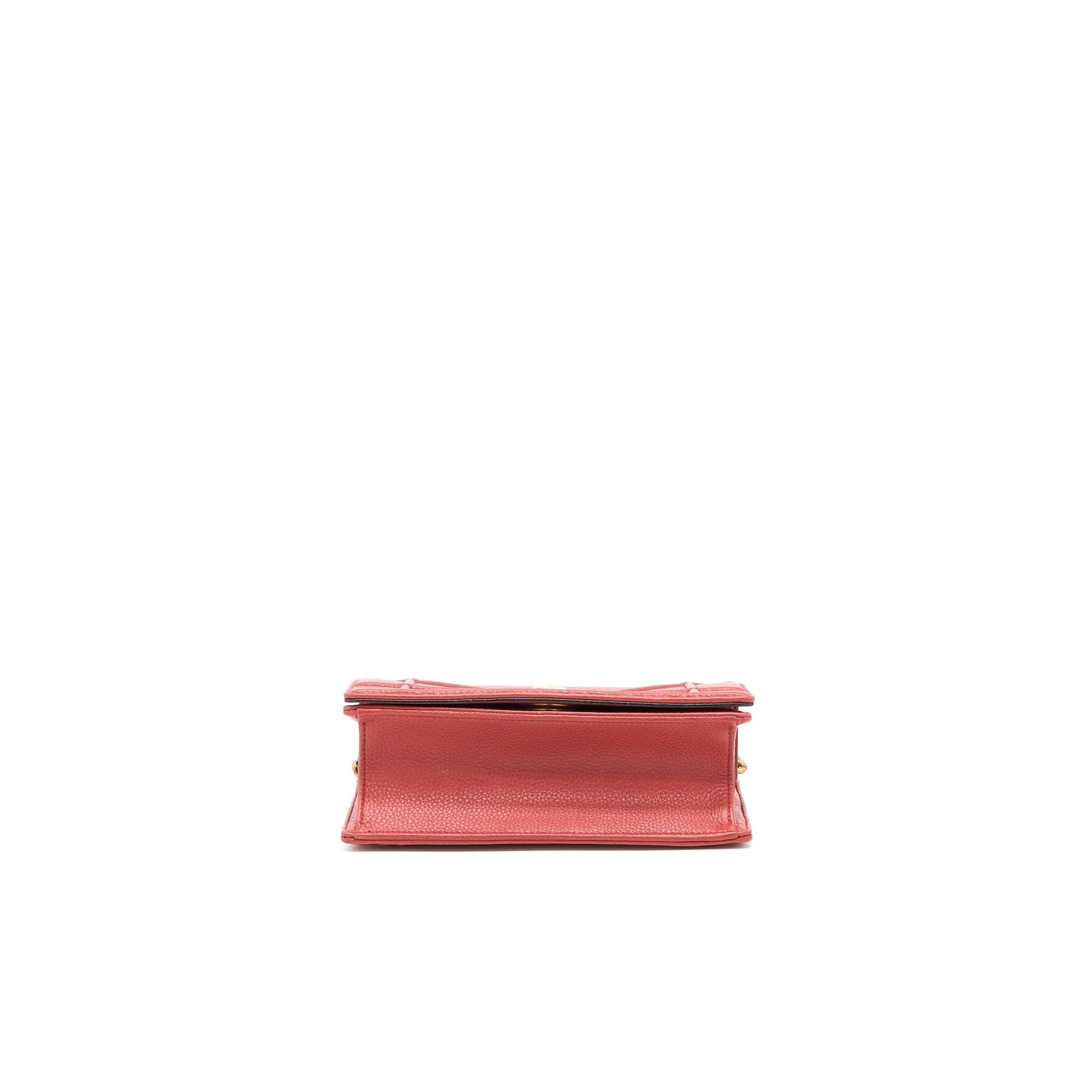 Dior Small Diorama Calfskin Red Brushed