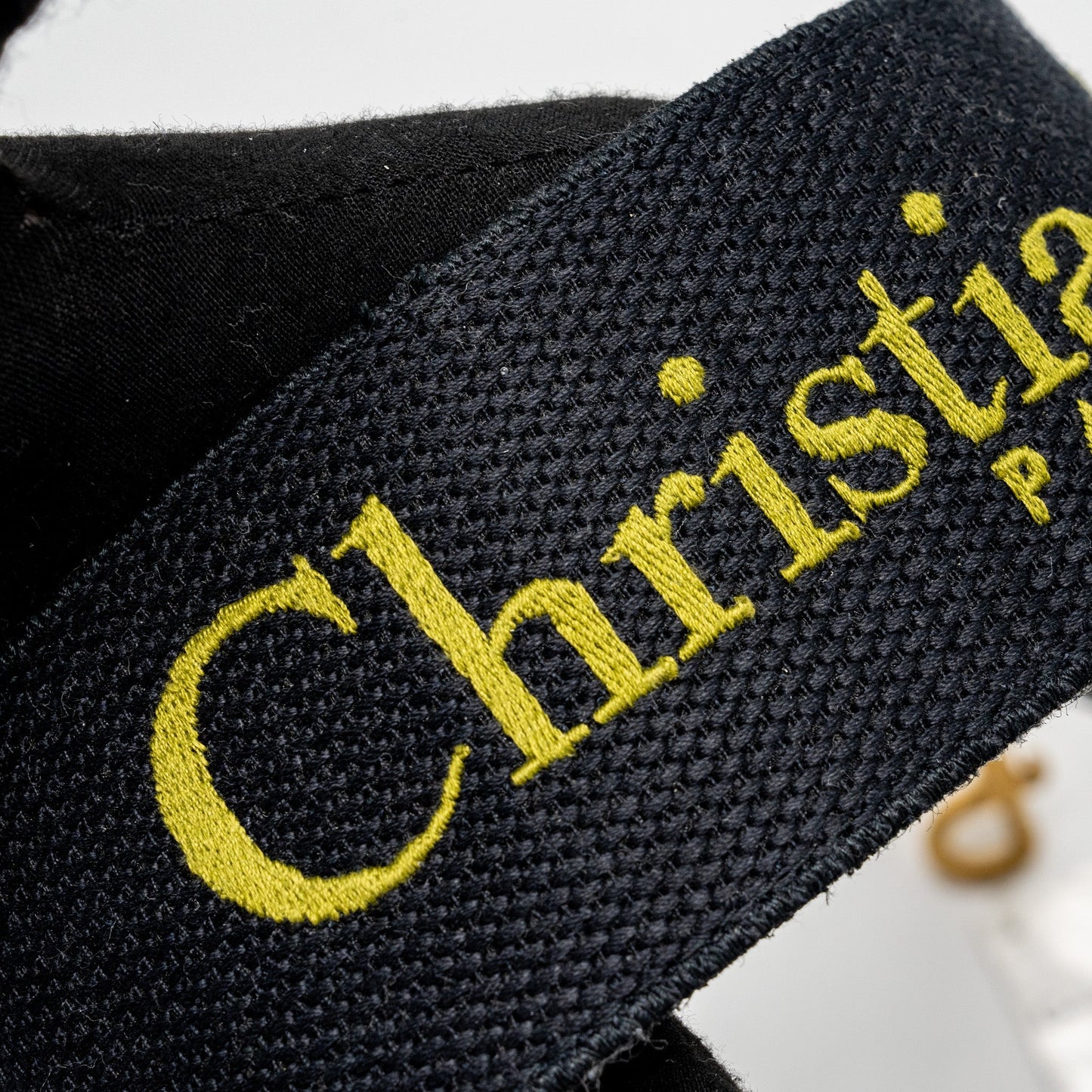 Dior Shoulder Strap Canvas Embroidered Green/Black/Multicolour