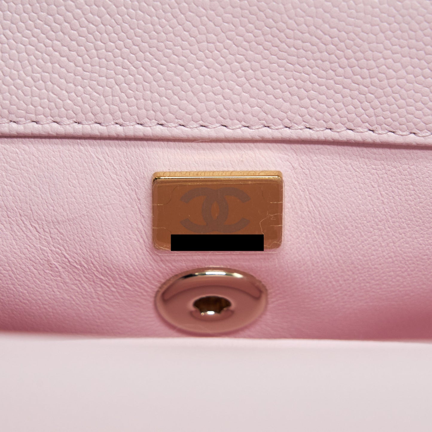 Chanel Small Coco Handle Caviar Light Pink NG750 L