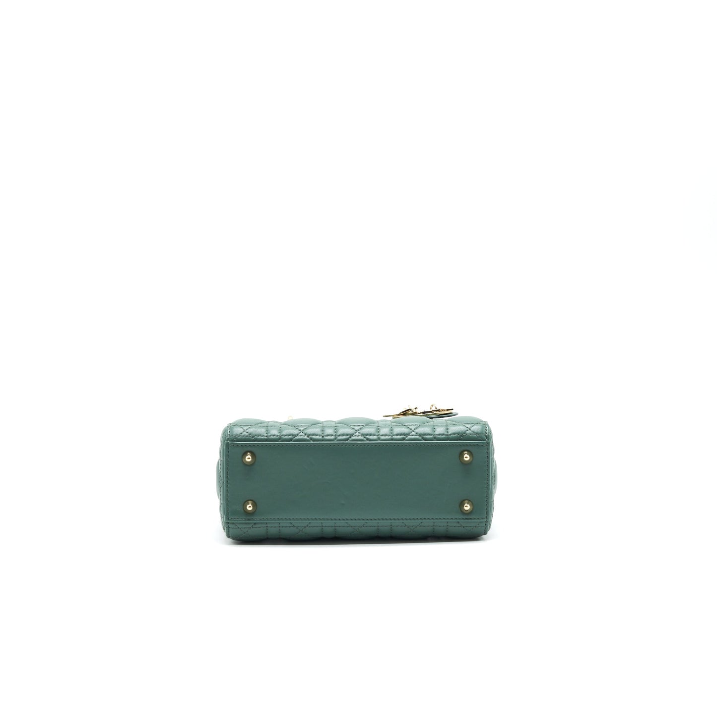 Dior Lambskin Cannage My ABCDior Lady Dior Small Green