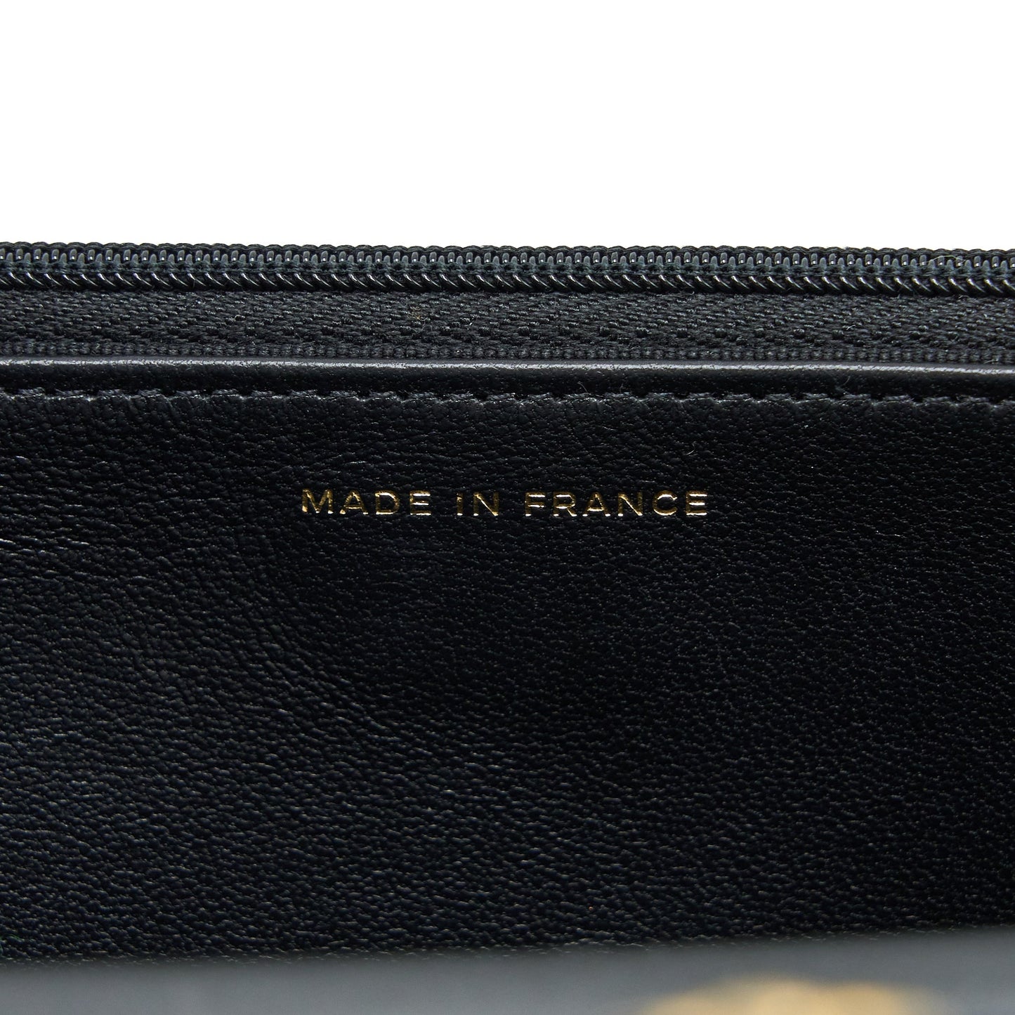 Chanel Detailed Top Handle Wallet on Chain Lambskin Black (Microchip)