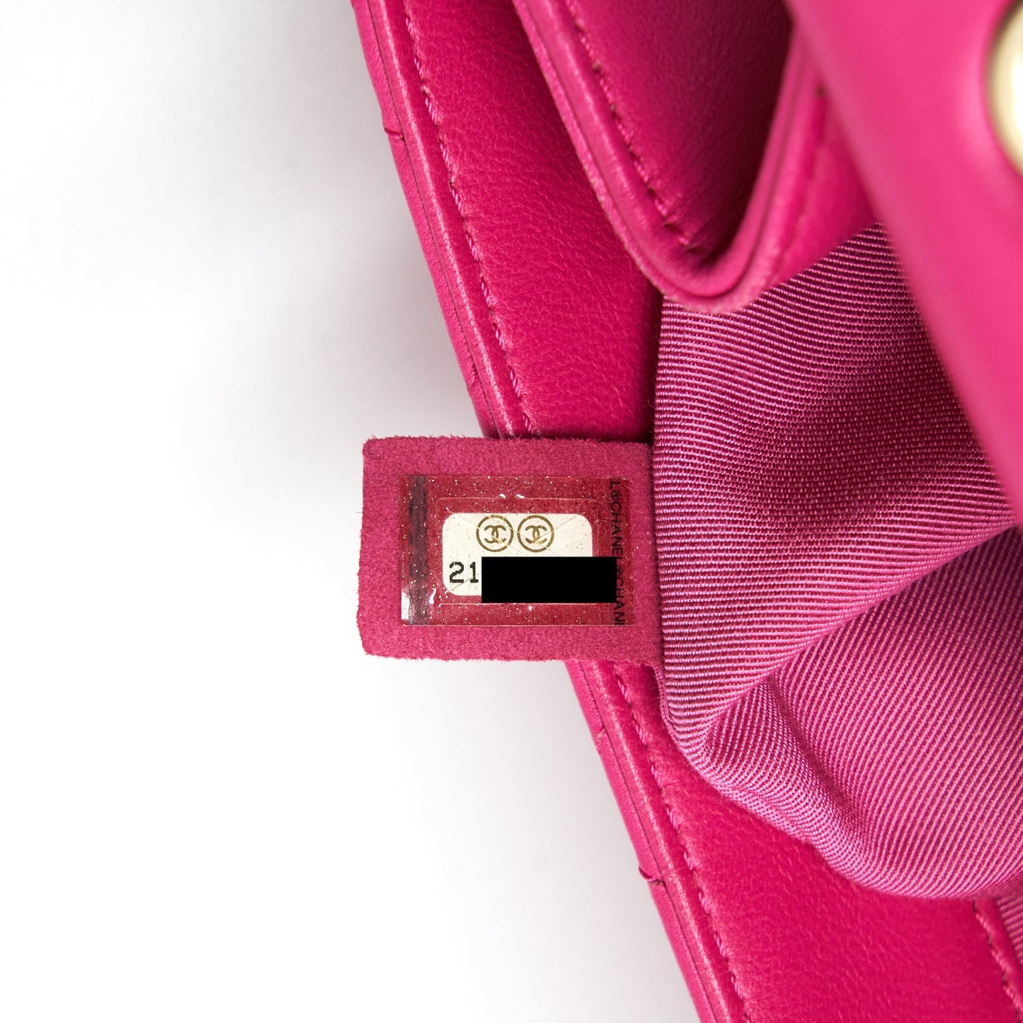 Chanel Quilted Flap Bag Lambskin Pink