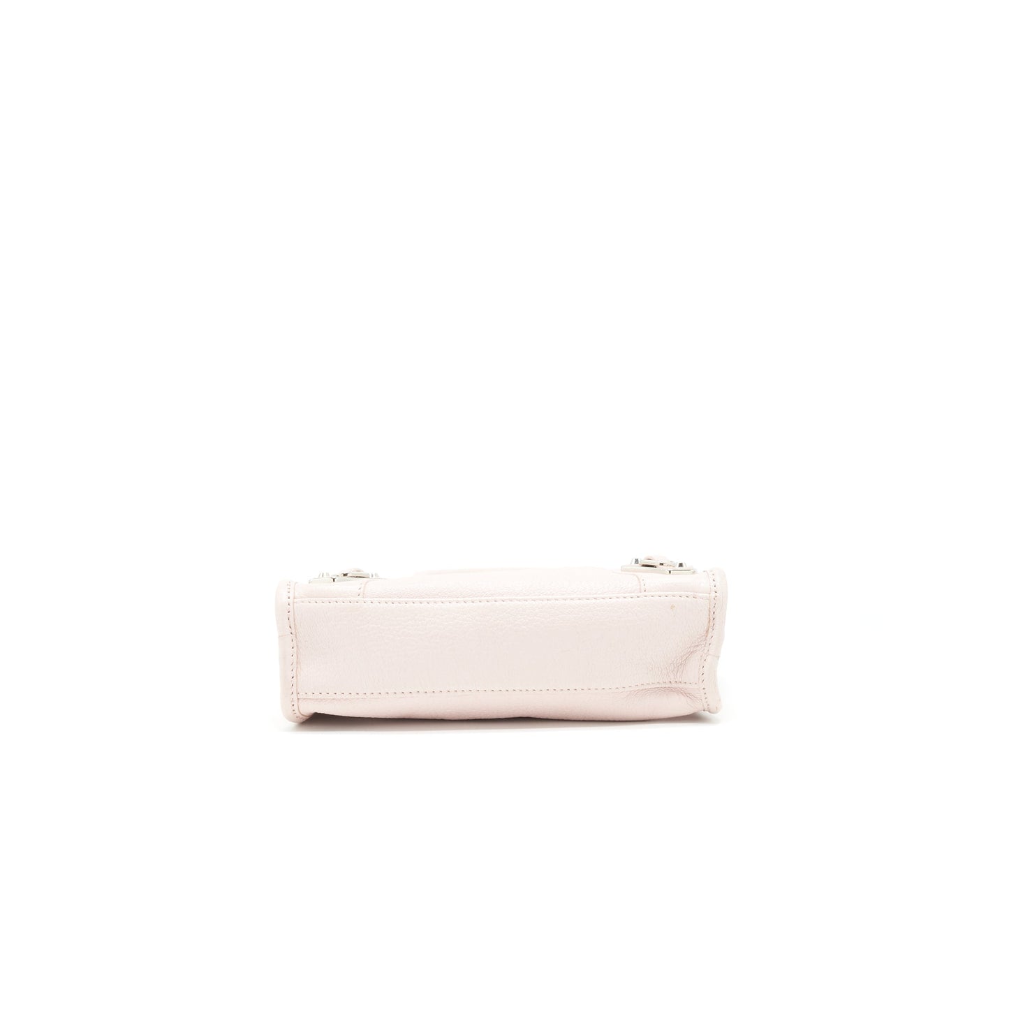 Balenciaga Nano Classic Metallic edge city Purse light pink