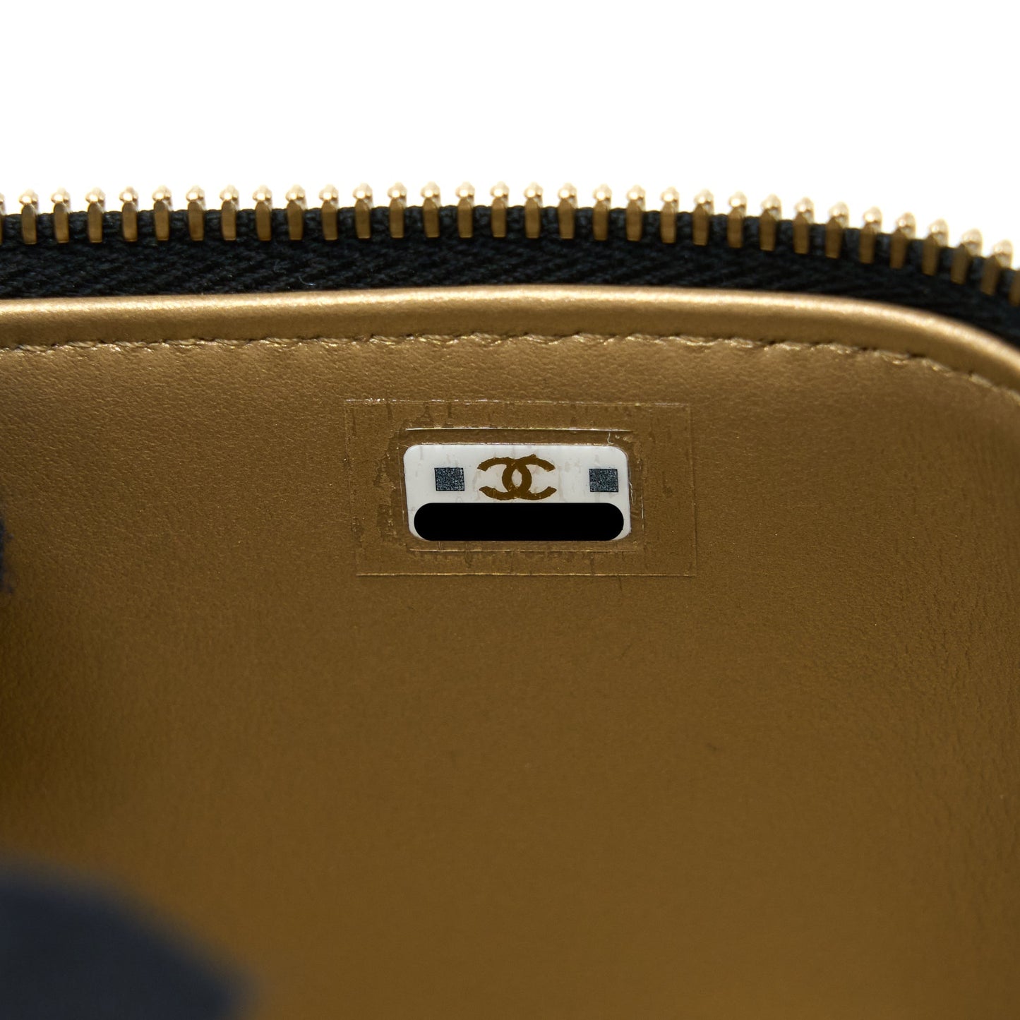 Chanel Pearl Crush Mini Vanity with Chain Lambskin Black (Microchip)