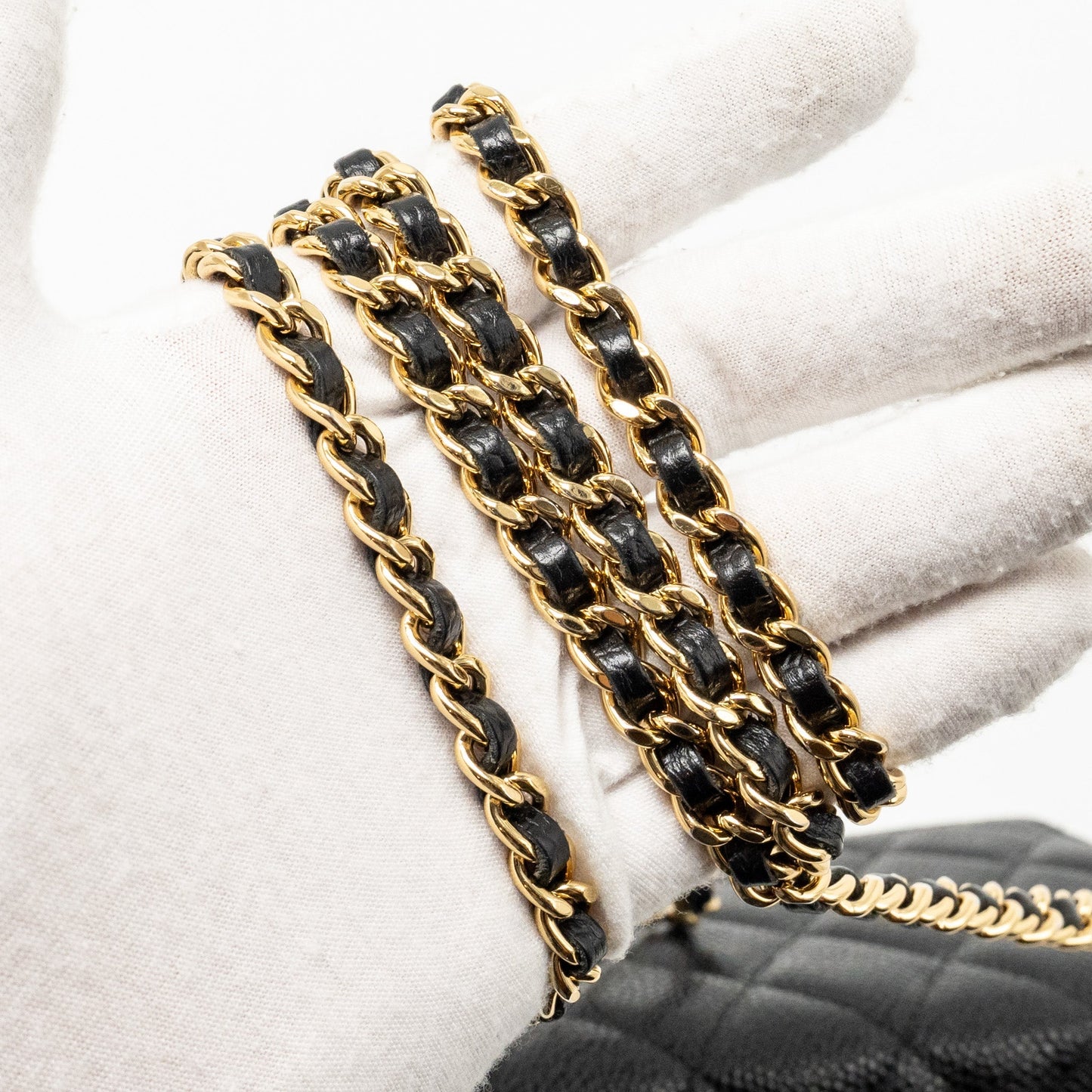 CHANEL Classic Wallet On Chain Caviar Black