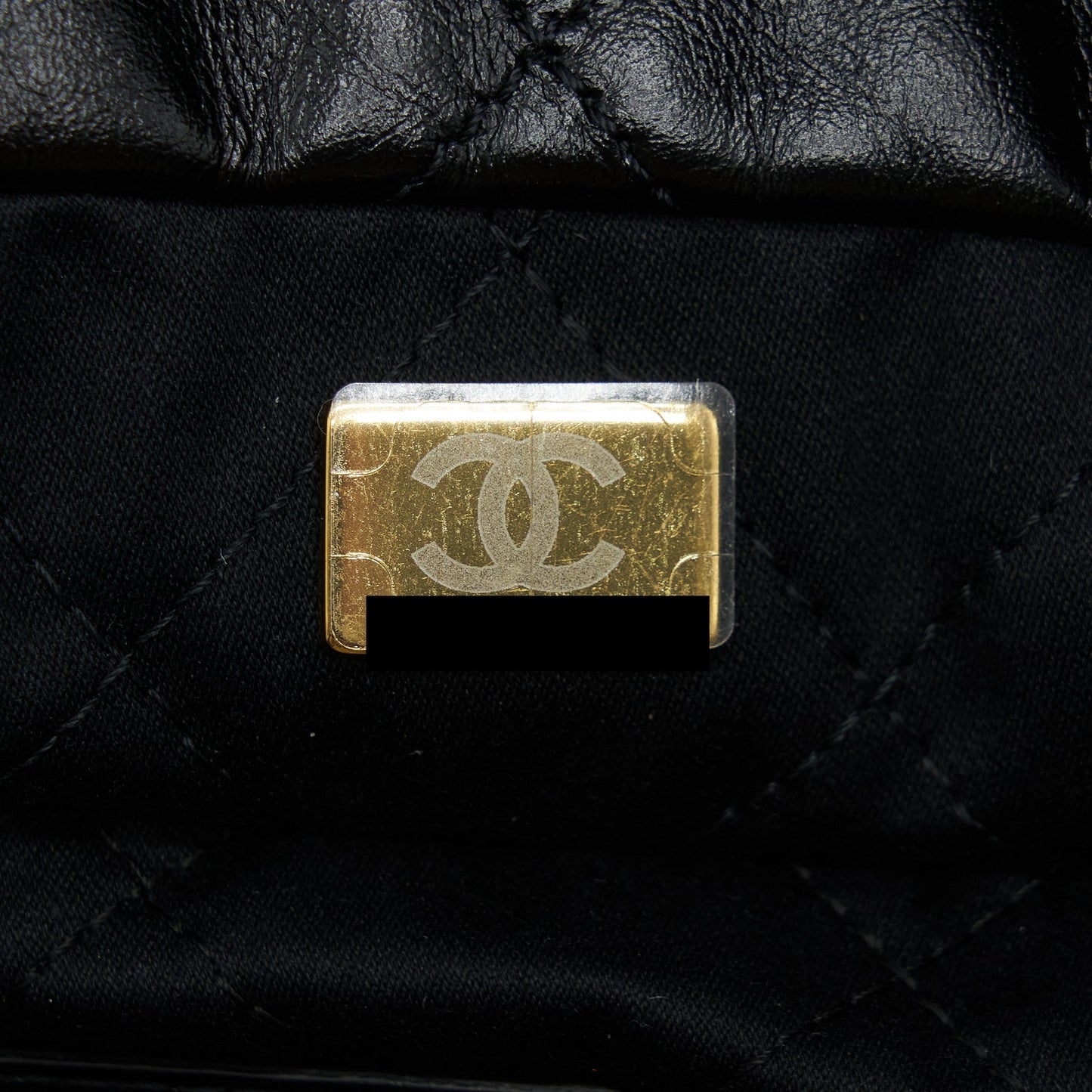 Chanel 22 Bag Shiny Calfskin Black