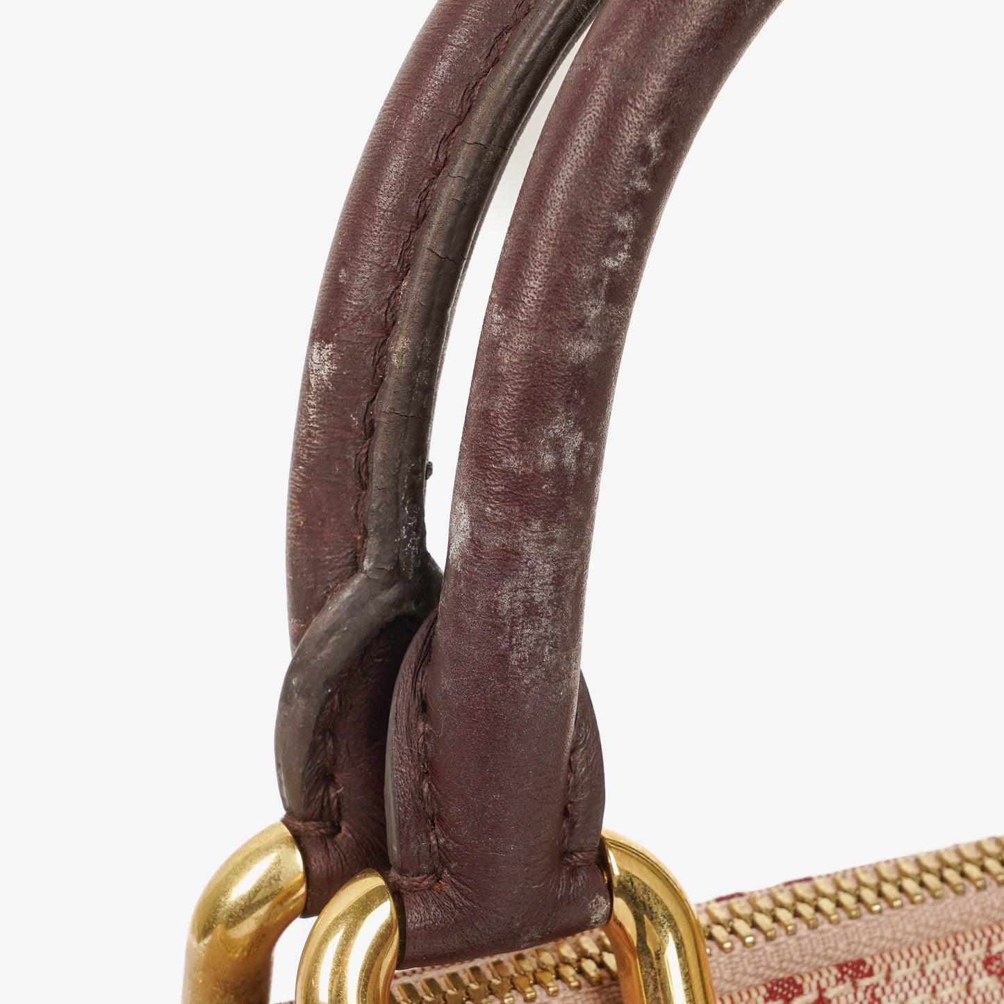 Louis Vuitton Mini Alma Long Cherry Monogram Handbag