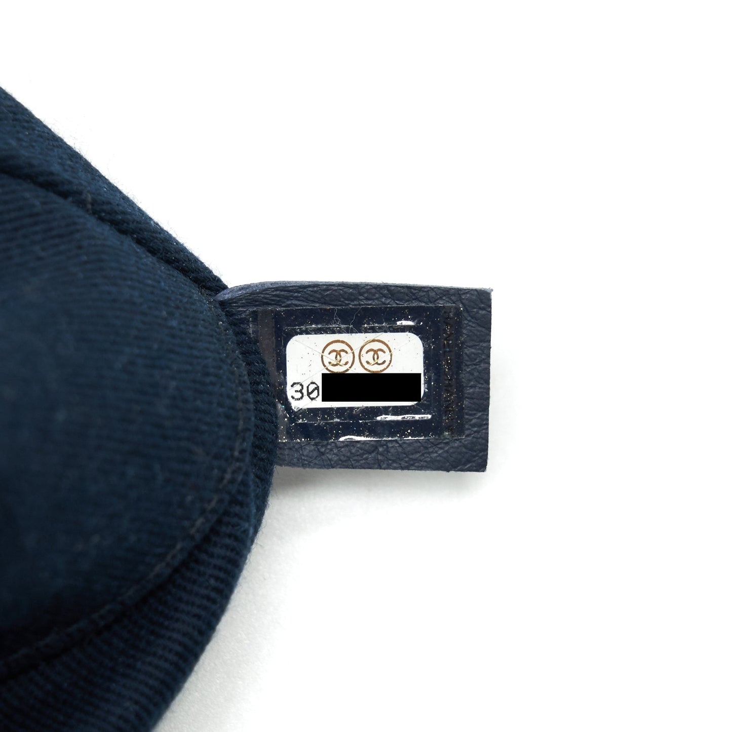 Chanel Small Deauville Tote bag Denim blue