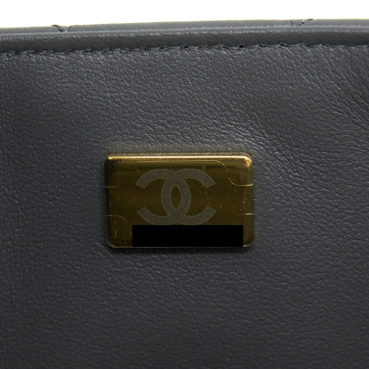 Chanel 22A Mini Rectangular Flap Bag Lambskin Grey L