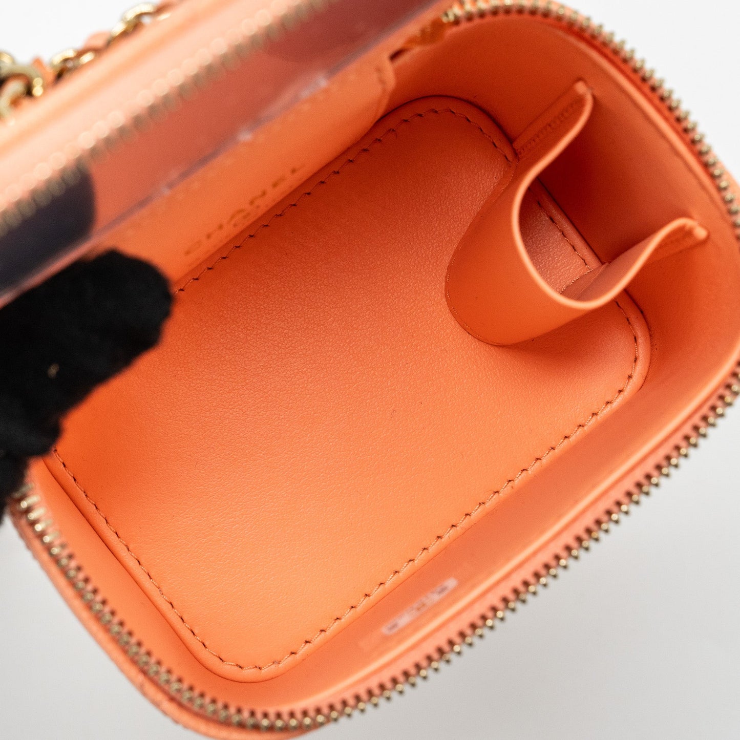 Chanel Mini Vanity With Chains Caviar Coral Pink L(Microchip)