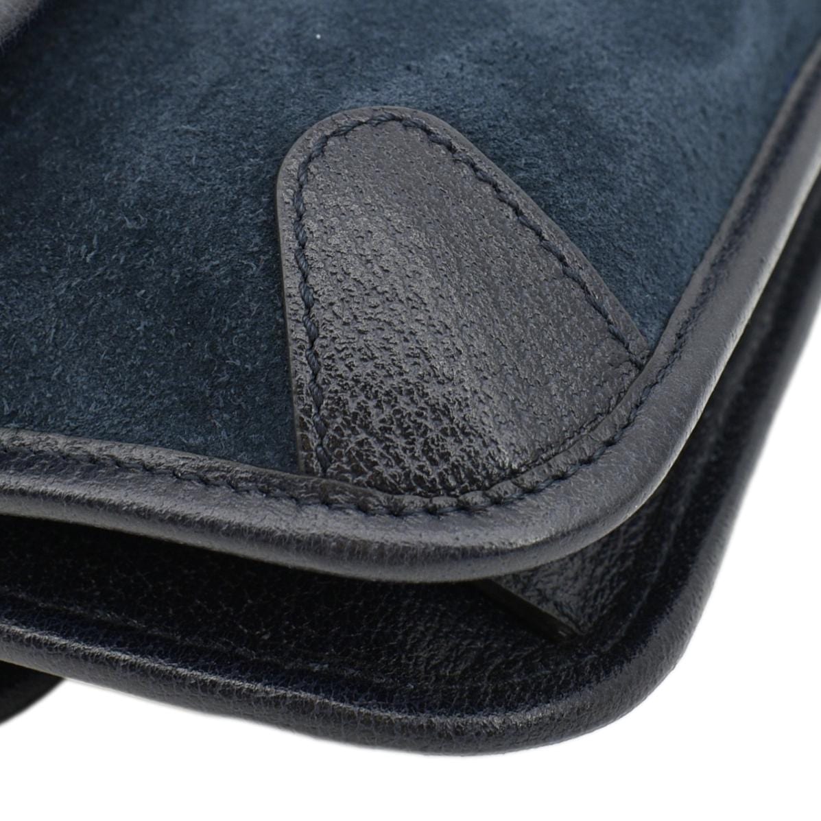 GUCCI Neo Suede Crossbody Bag Blue 501050