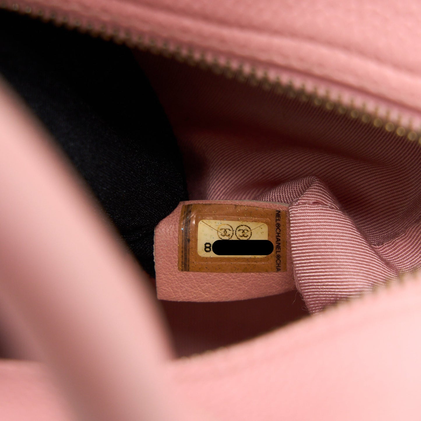 Chanel Bowling Bag Caviar Light Pink L