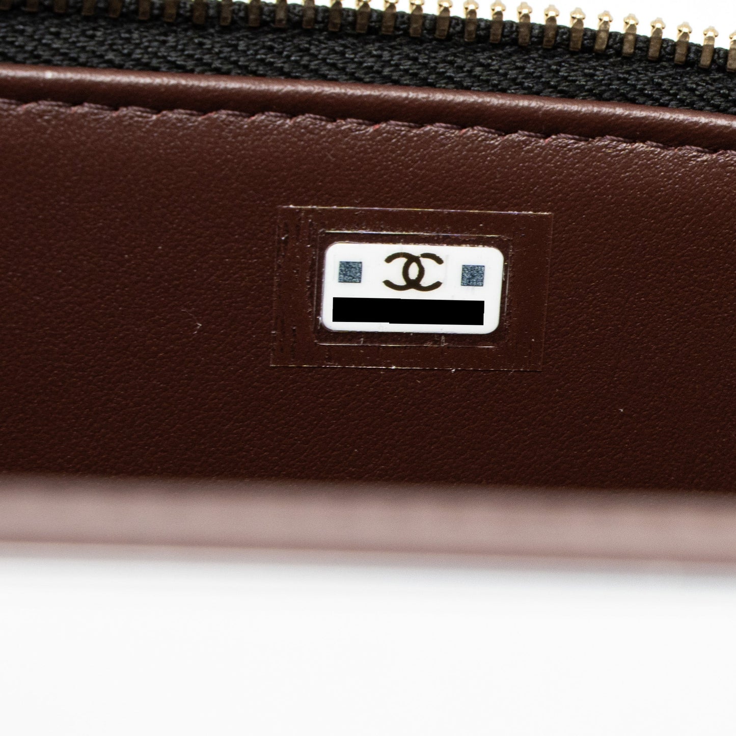 Chanel Long Vanity with Chain Caviar Black L (Microchip)