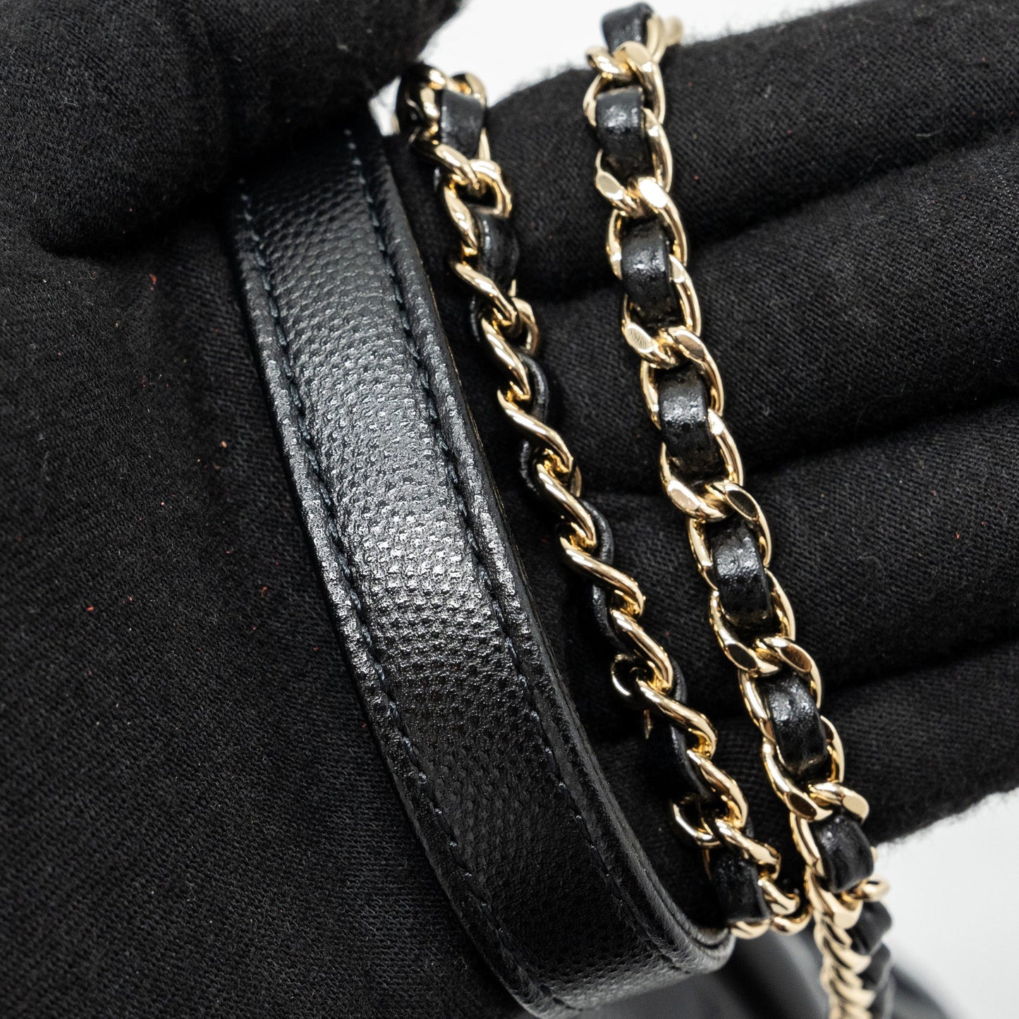 Chanel Coco Handle Extra Mini Caviar Black L(Microchip)