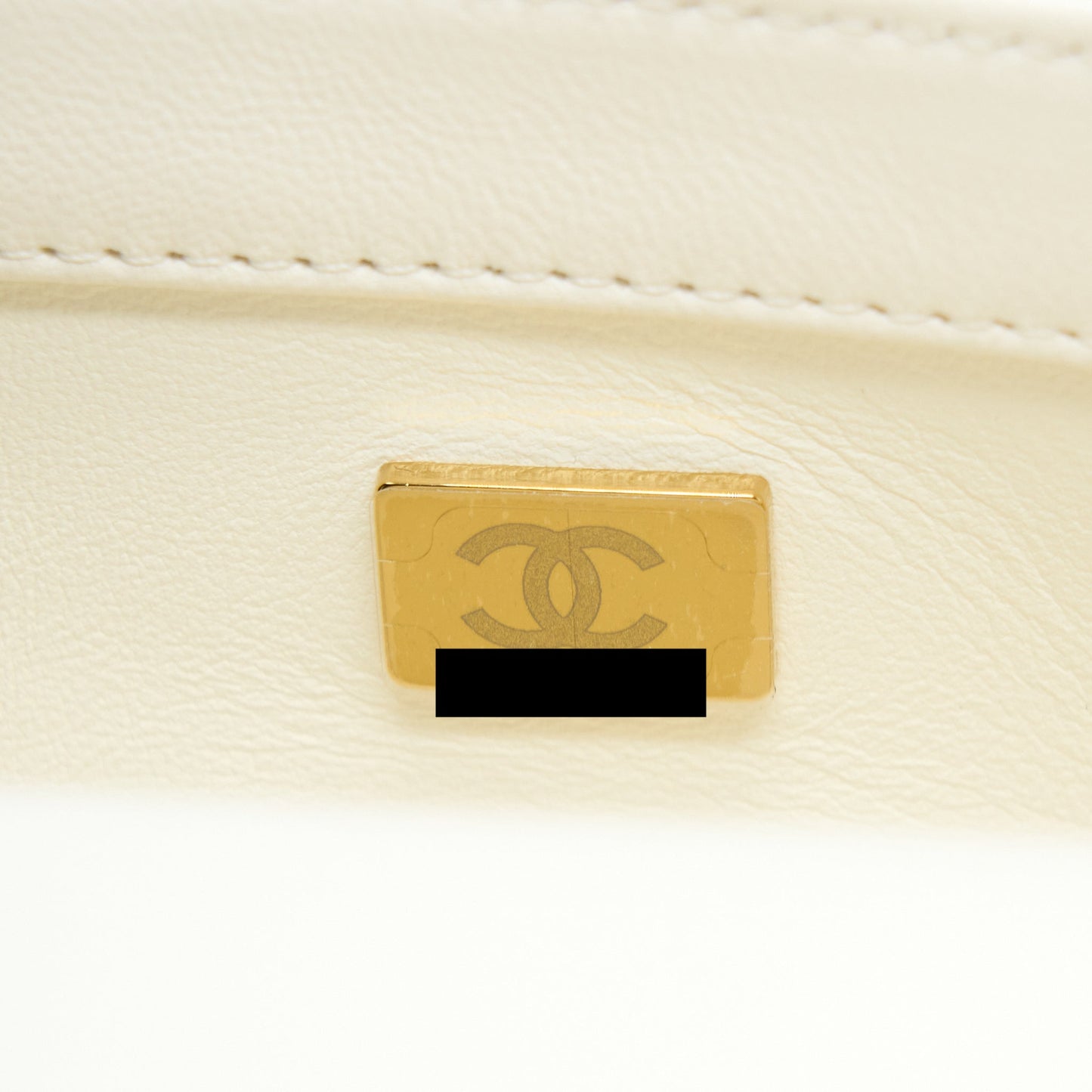 Chanel Quilted Flap Bag With Heart Charm Chain Lambskin White (Microchip)