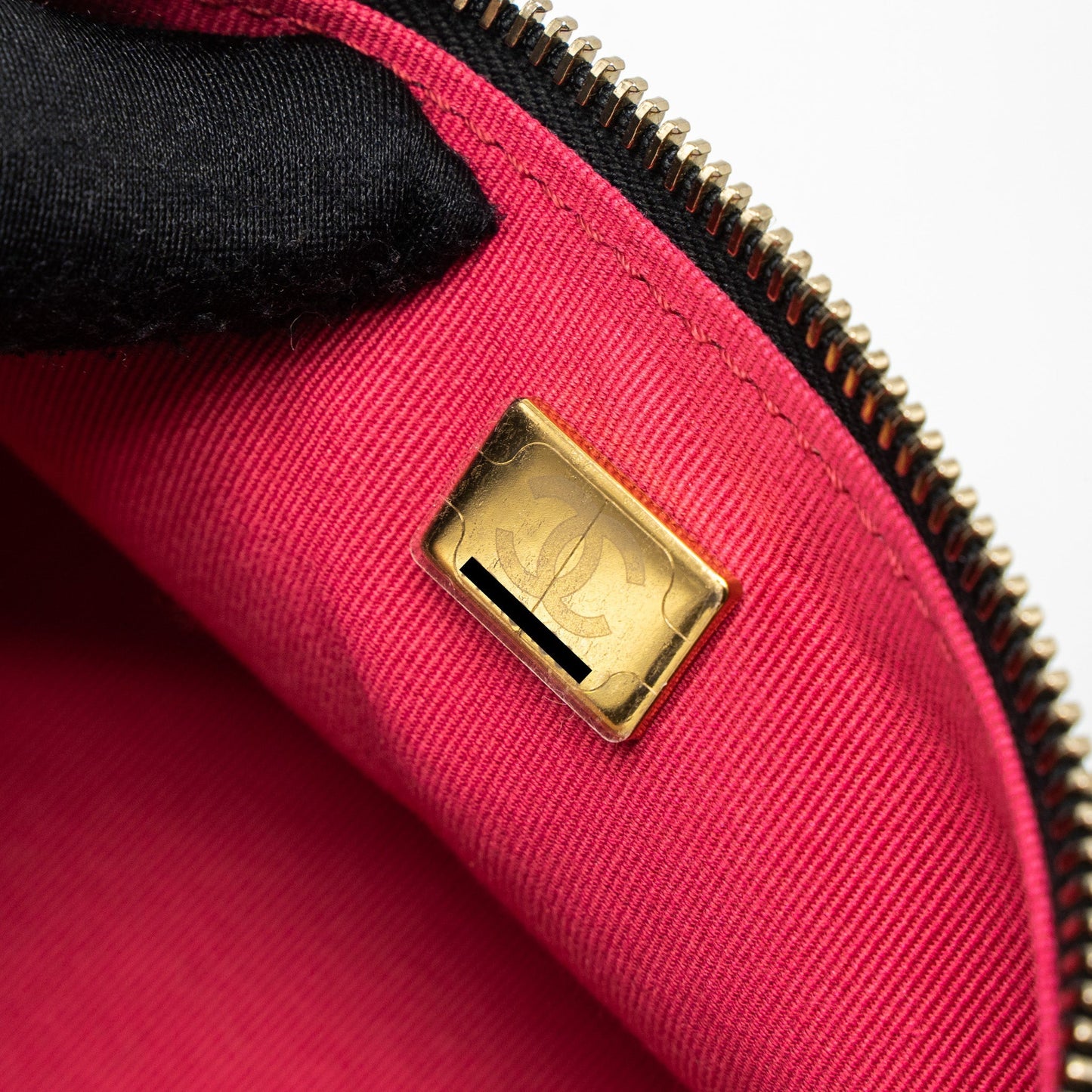 Chanel Top Handle Vanity Crossbody Bag Calfskin Black Brushed (Microchip)