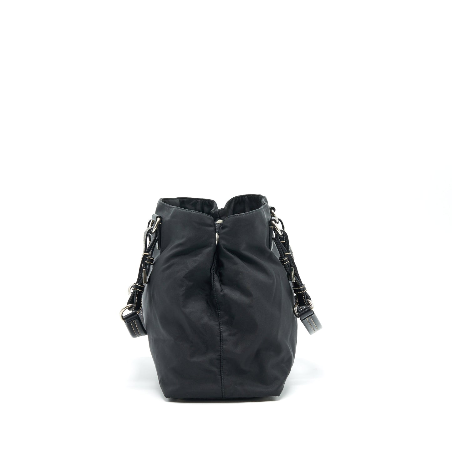 PRADA NYLON SHOULDER Purse BLACK